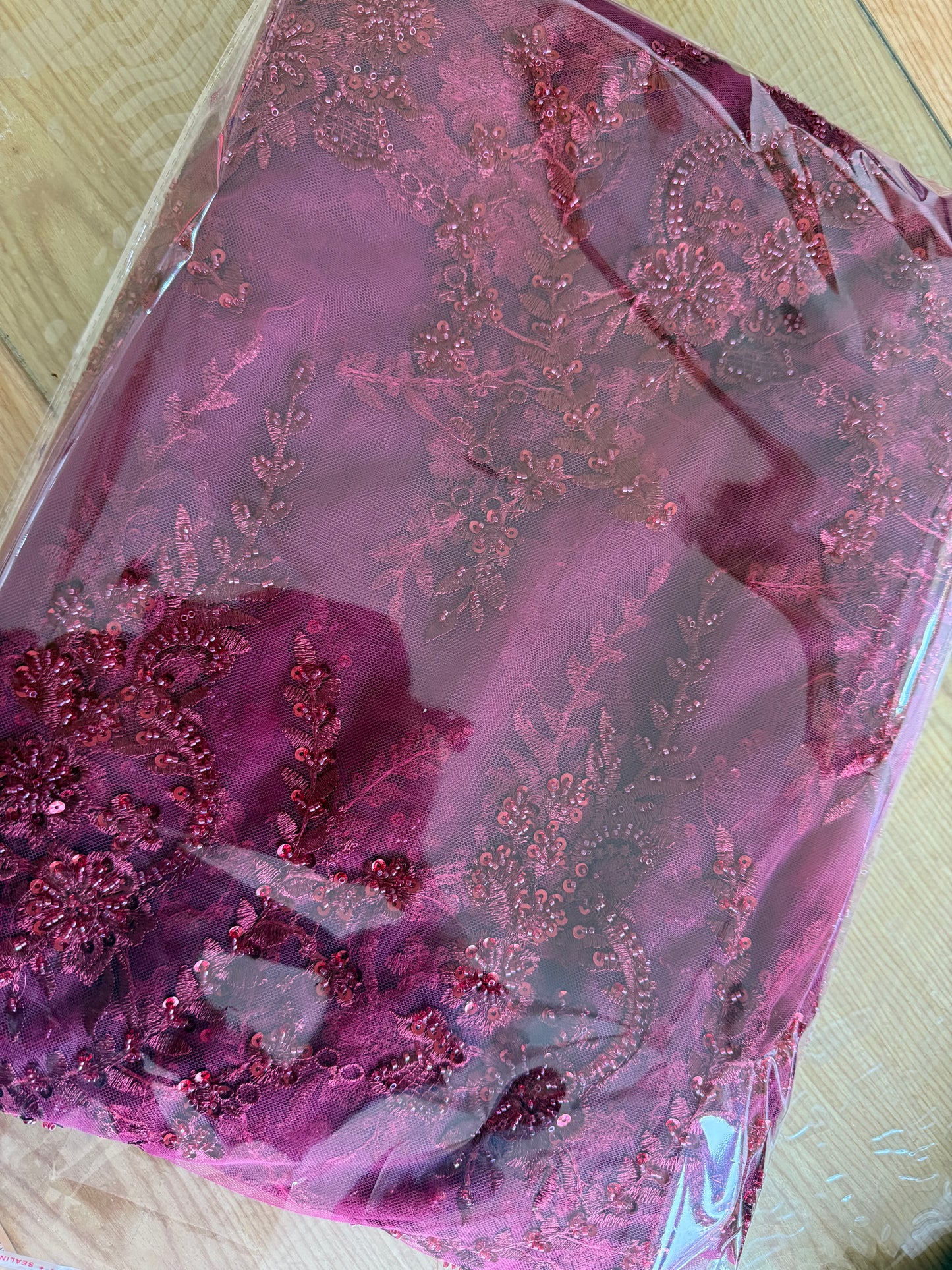 Luxurious Heavy Beaded Embroidered net, Unstitched 4 piece suit set 60"width