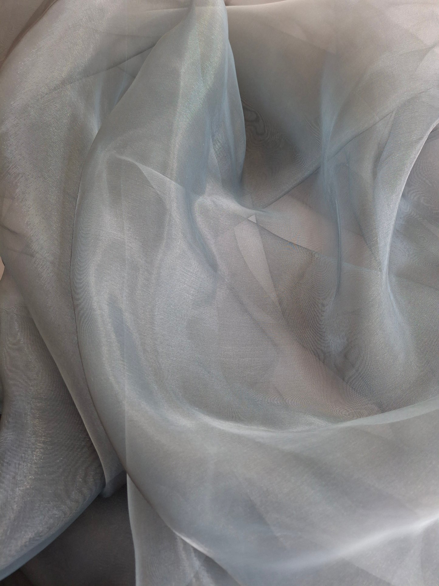 Elegant Grey Organza(sold by the meters)