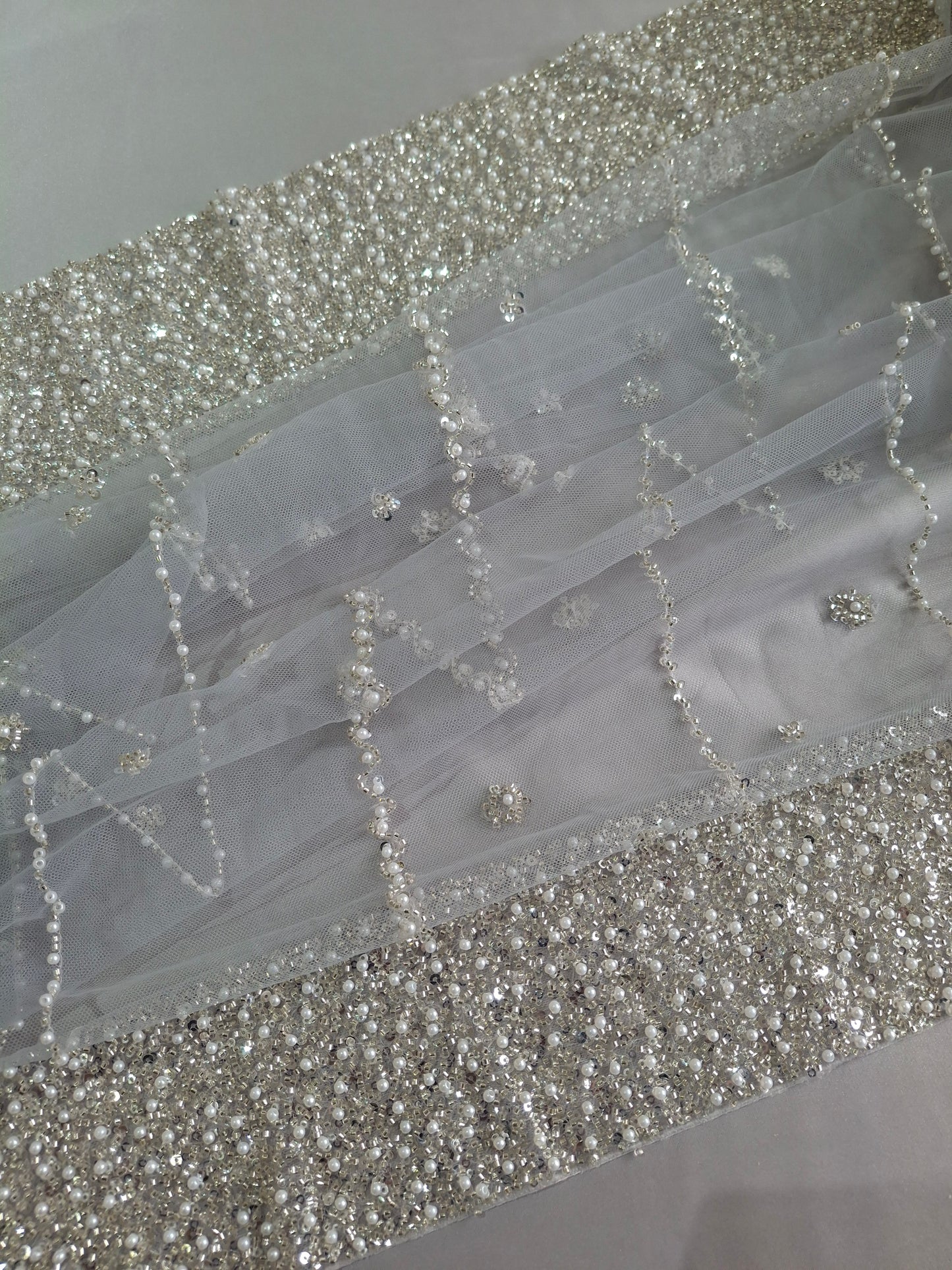 Cut Dana Work Luxurious Embroidered Net Fabric(4 piece suit set)