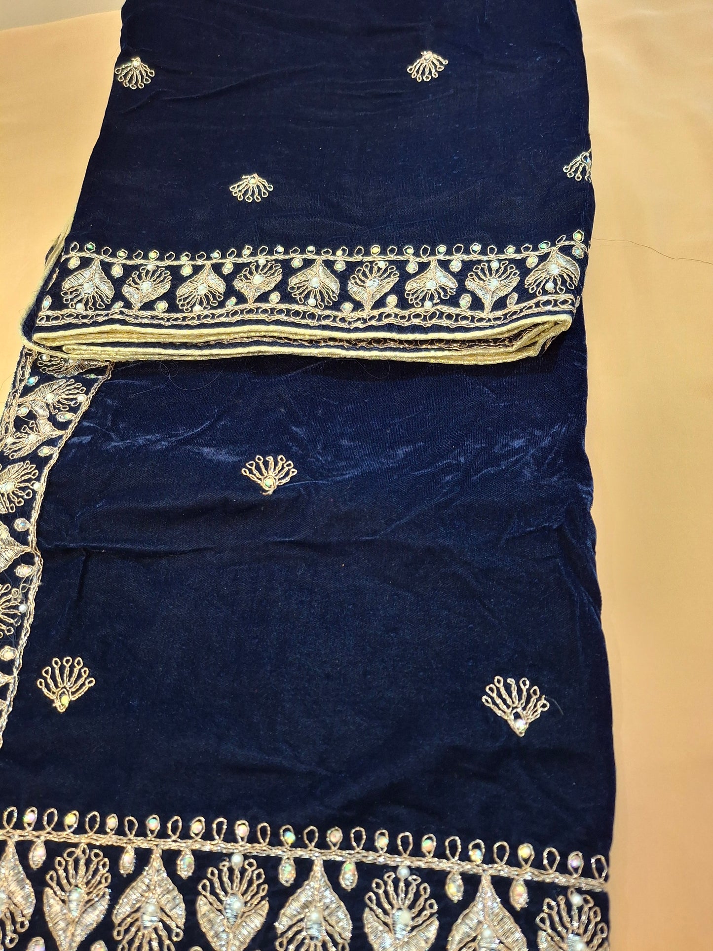 Micro Velvet Embroidered Shawls Best Quality