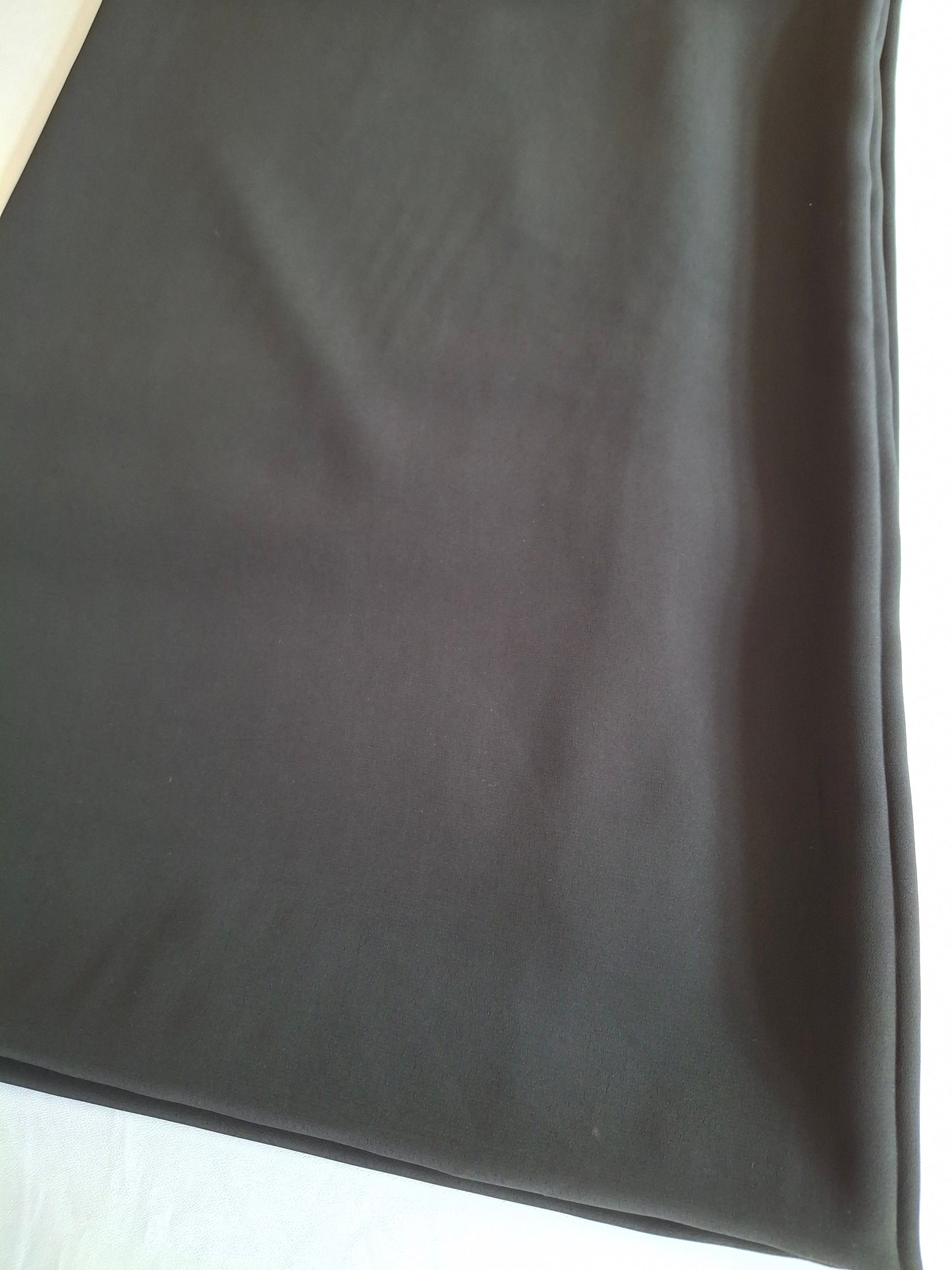 Black Plain georgette(sold by the meters)