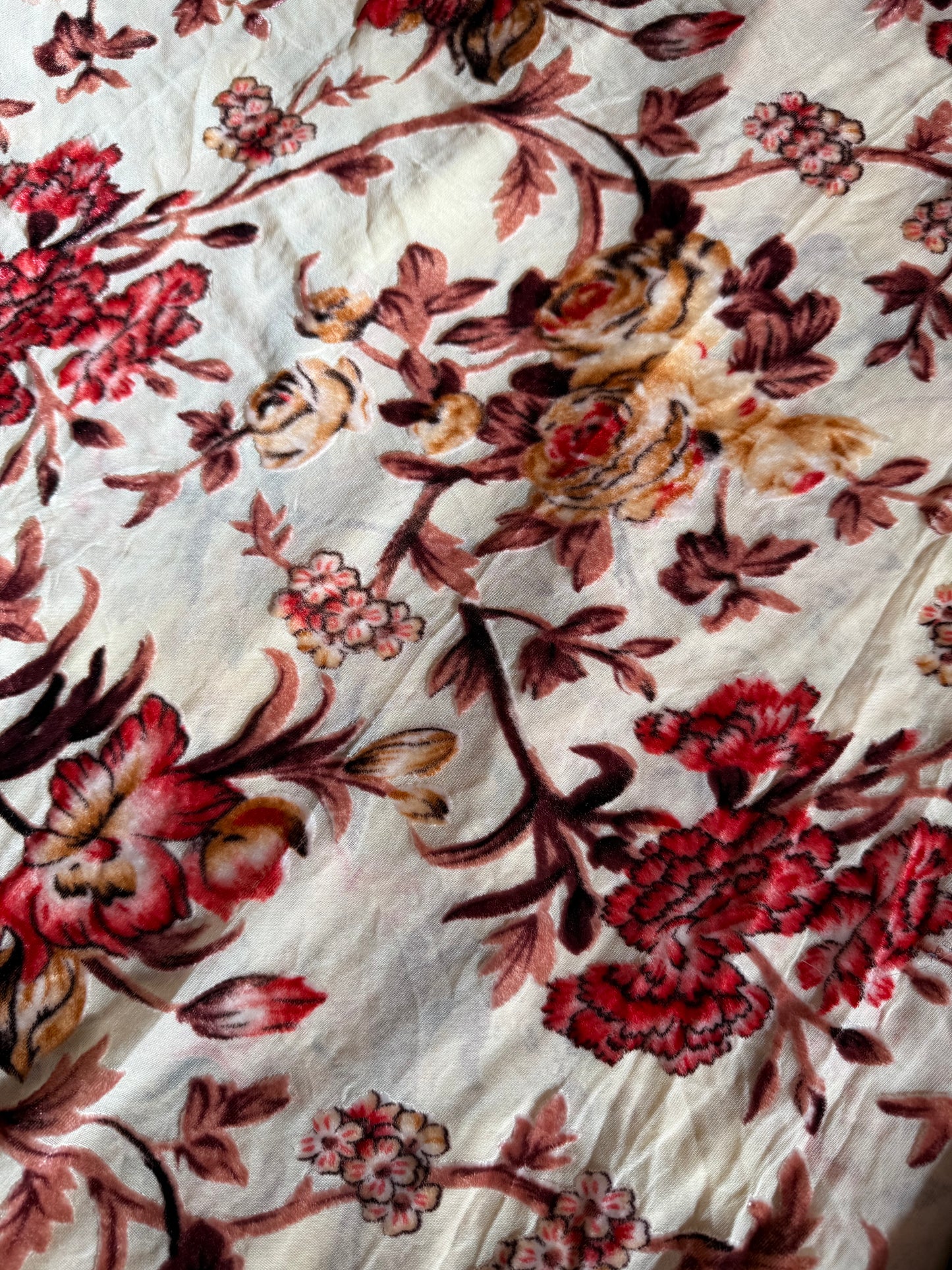 Fancy silk burnout velvet,2 piece suit with lining