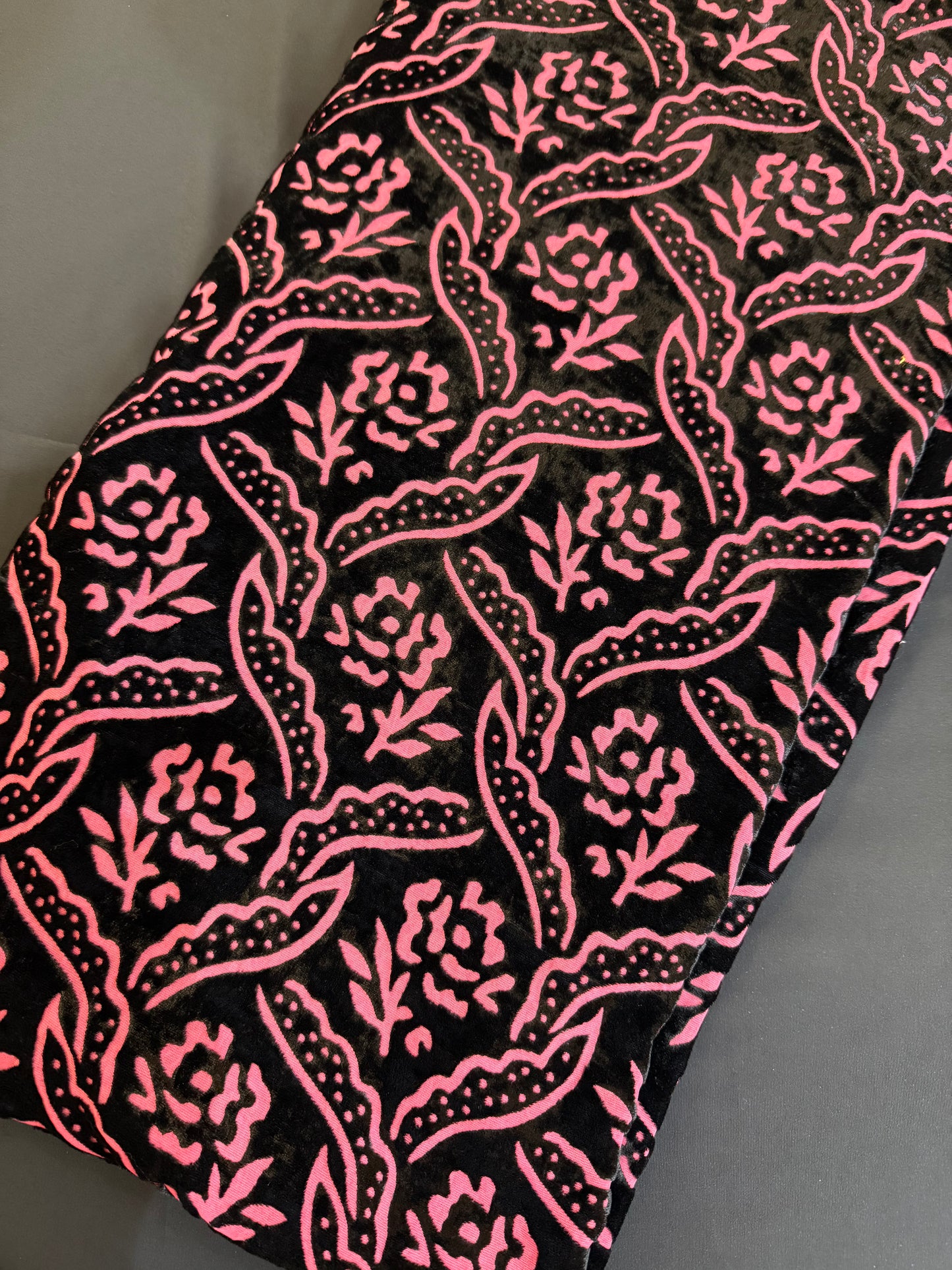 Fancy silk burnout velvet,2 piece suit with lining(6.30meters fabrics)