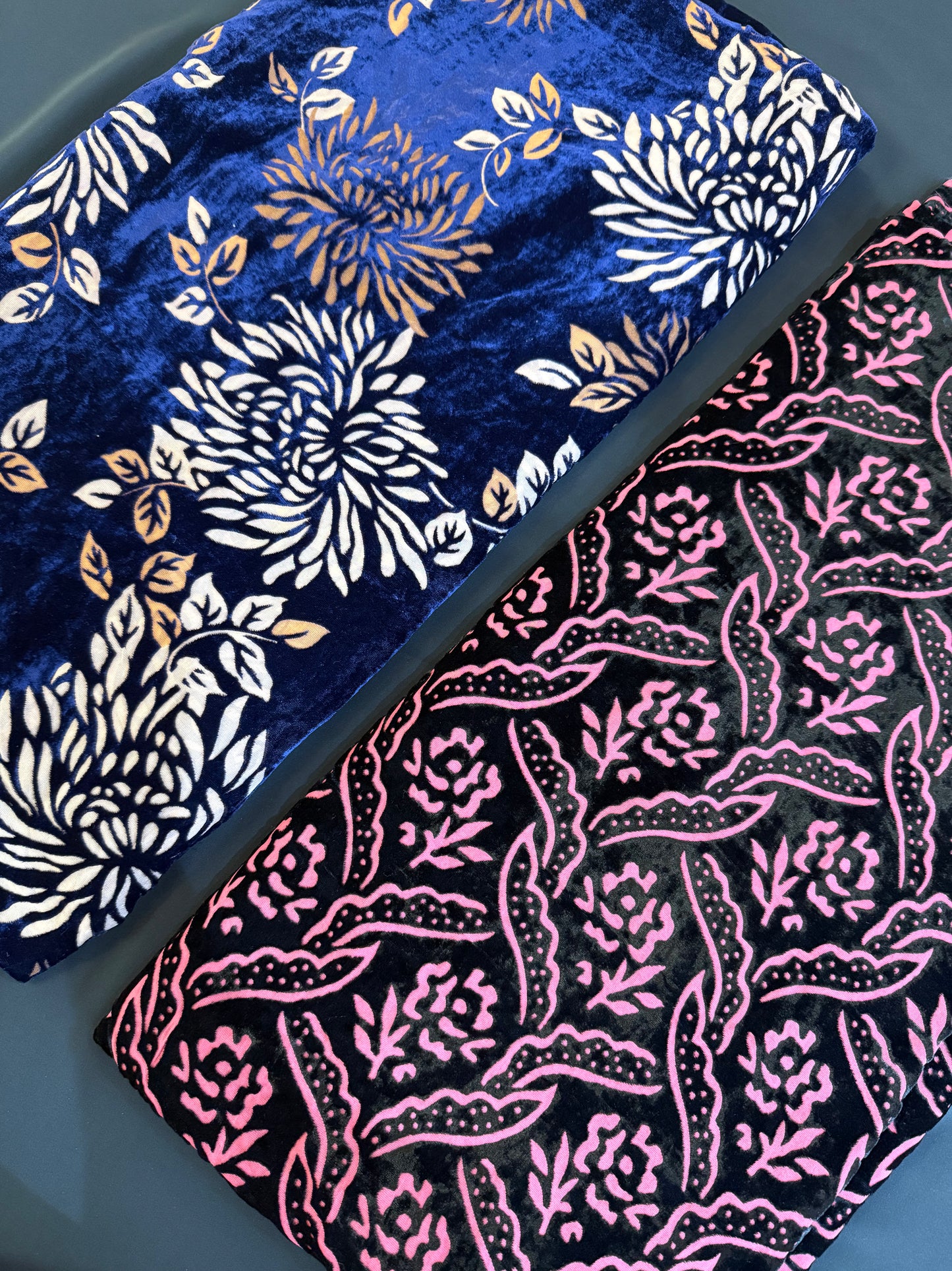 Fancy silk burnout velvet,2 piece suit with lining(6.30meters fabrics)