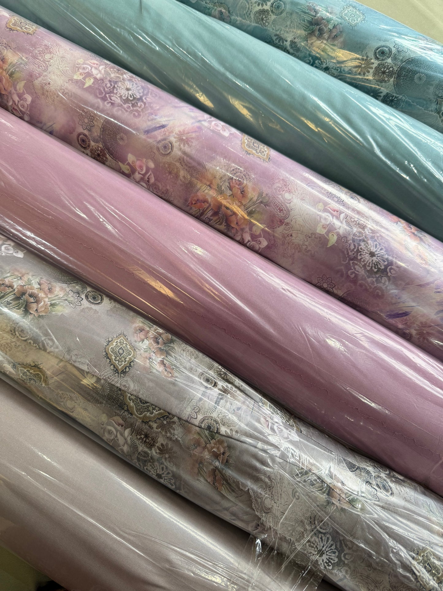 Viscose Fabrics Top Quality Full Suit Set, 4 meter,60"Width