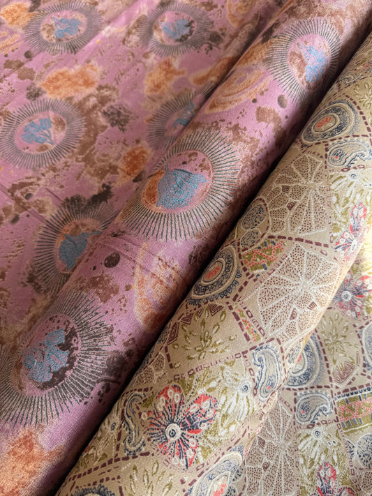 Alpiane 4 meters and Baroshia Fabric 8.30 meters(4-piece suit set)