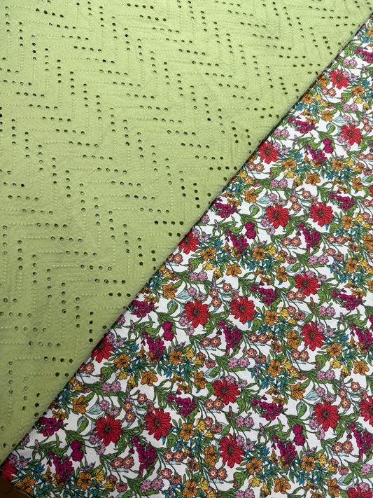 Signature Floral Lawn Full Suit,4meters