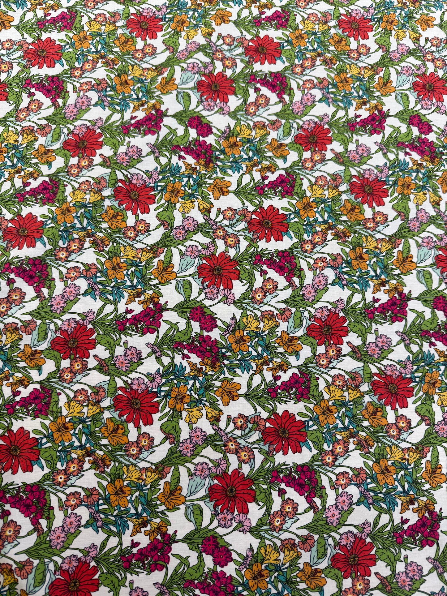 Signature Floral Lawn Full Suit,4meters
