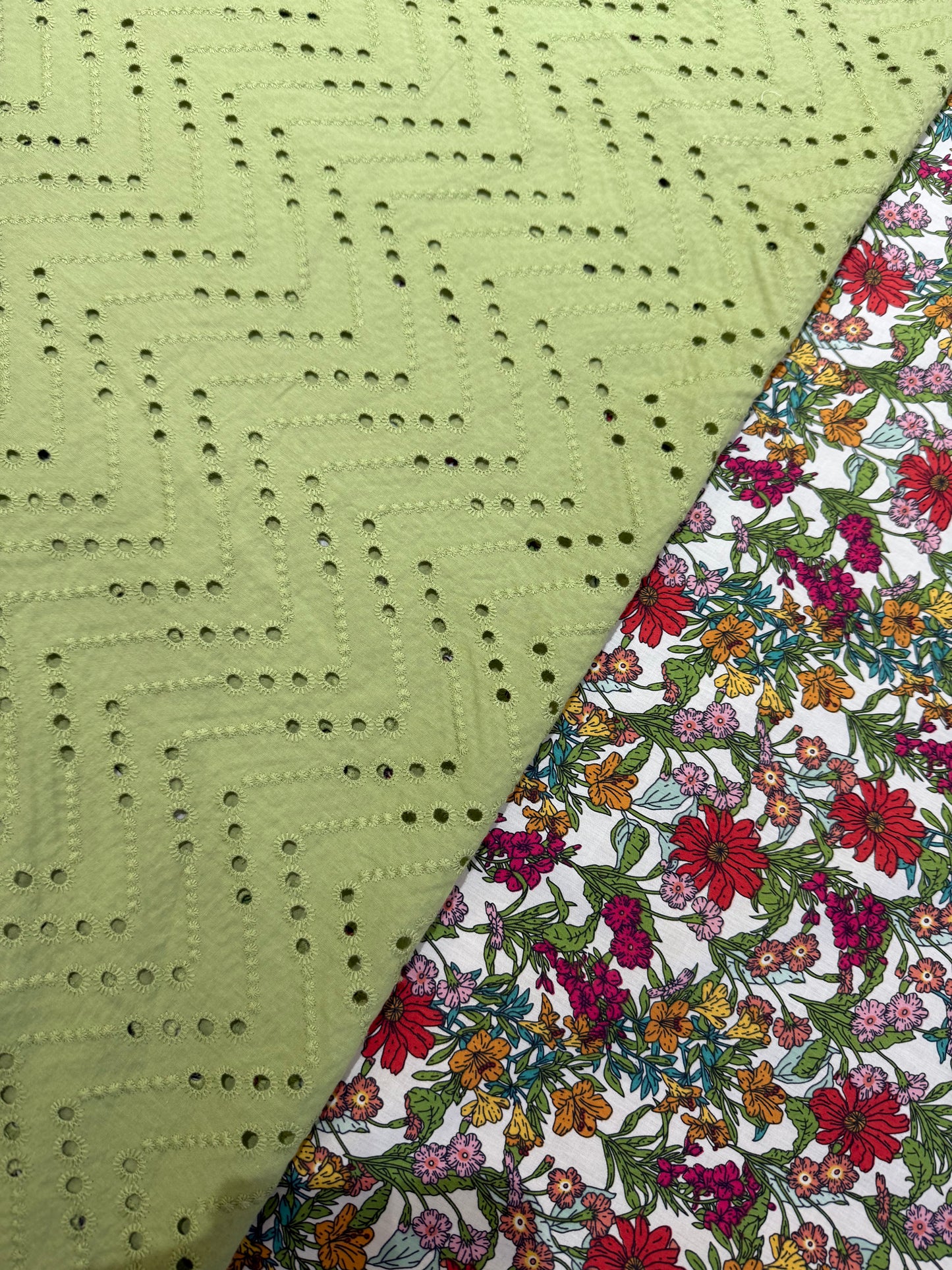 Signature Floral Lawn Full Suit,4meters