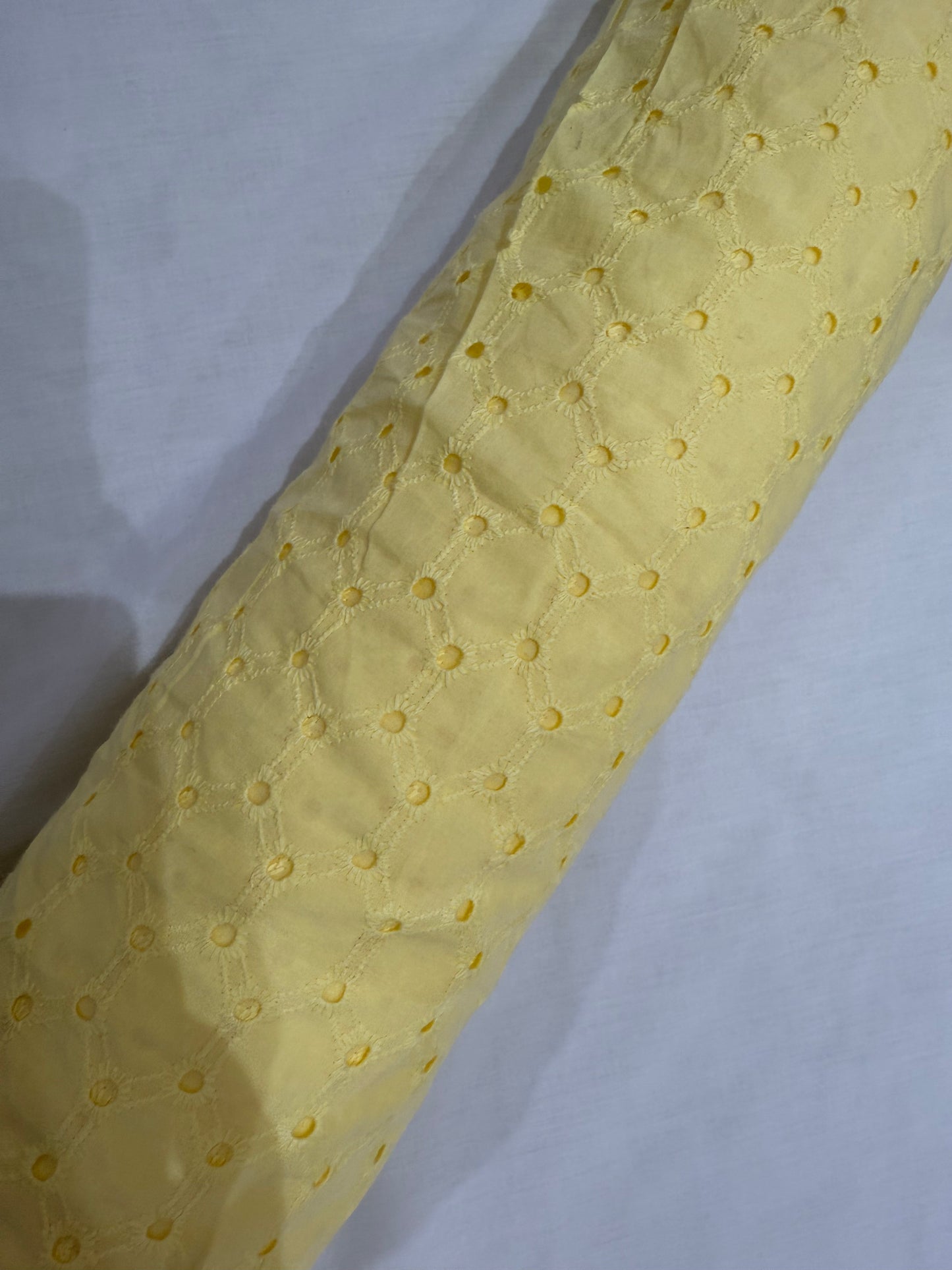 Embroidered Cotton Fabrics 4 meters,2 piece suit set