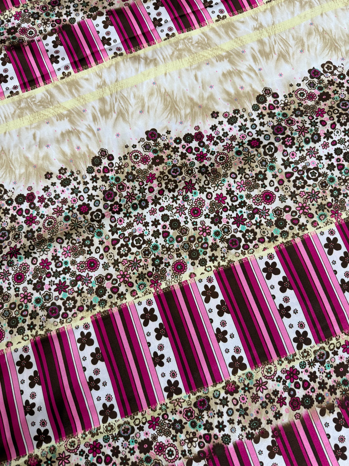 Printed Silk High Quality Full Suit Set,4 Meters Each,60"width