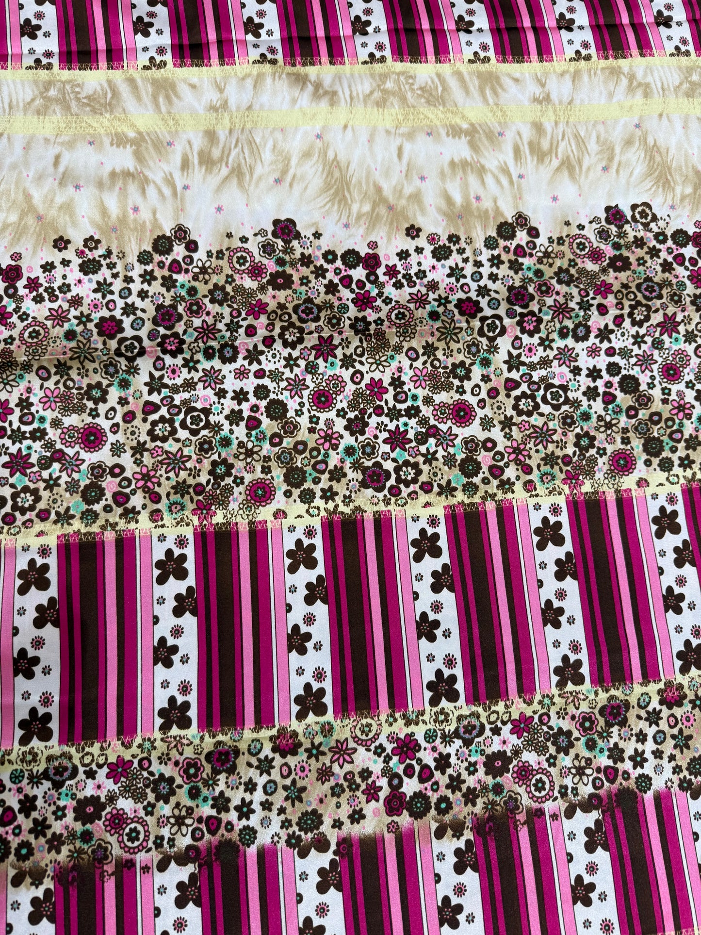 Printed Silk High Quality Full Suit Set,4 Meters Each,60"width