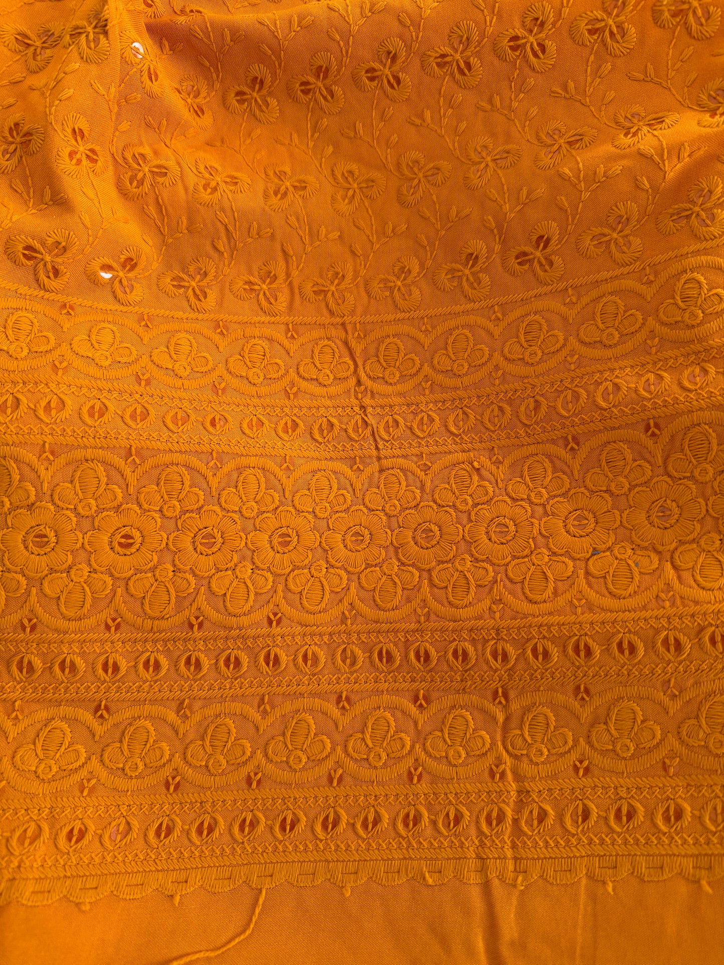 Embroidered Eyelet Cotton Fabric,2 meters
