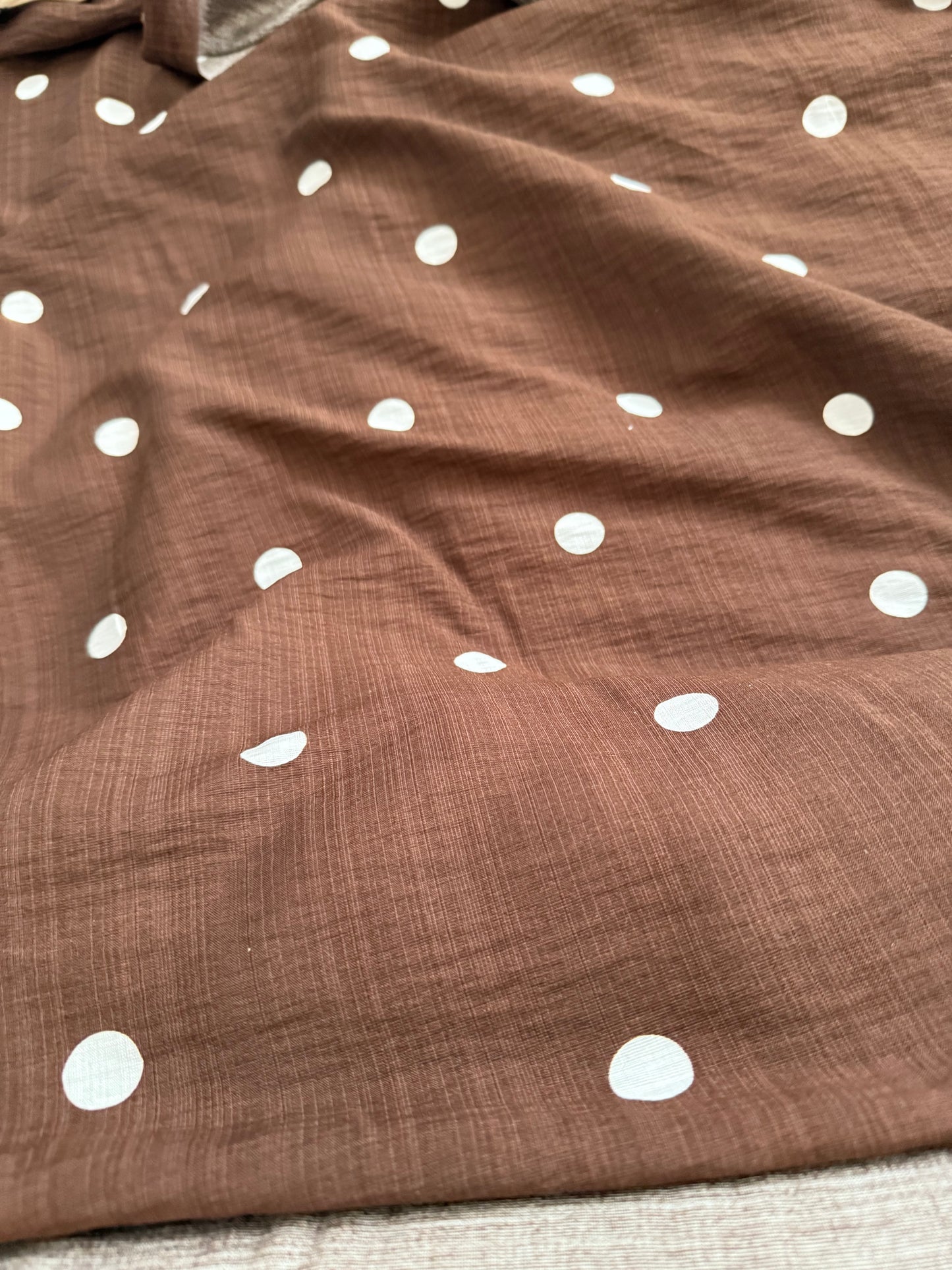 100% burnout cotton and linen Fabrics Khader,2 piece suit set