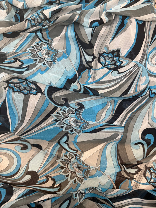Georgette Crinkle Crepe Top Quality(4 meters,60"width)