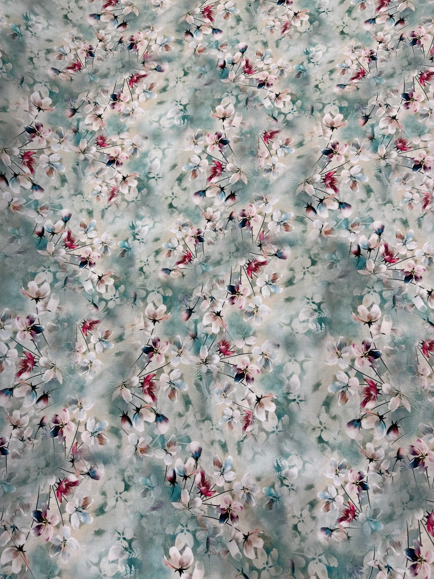 Printed Viscose Unstitched Fabrics 2 piece Suit Set,4 meters,60”Width