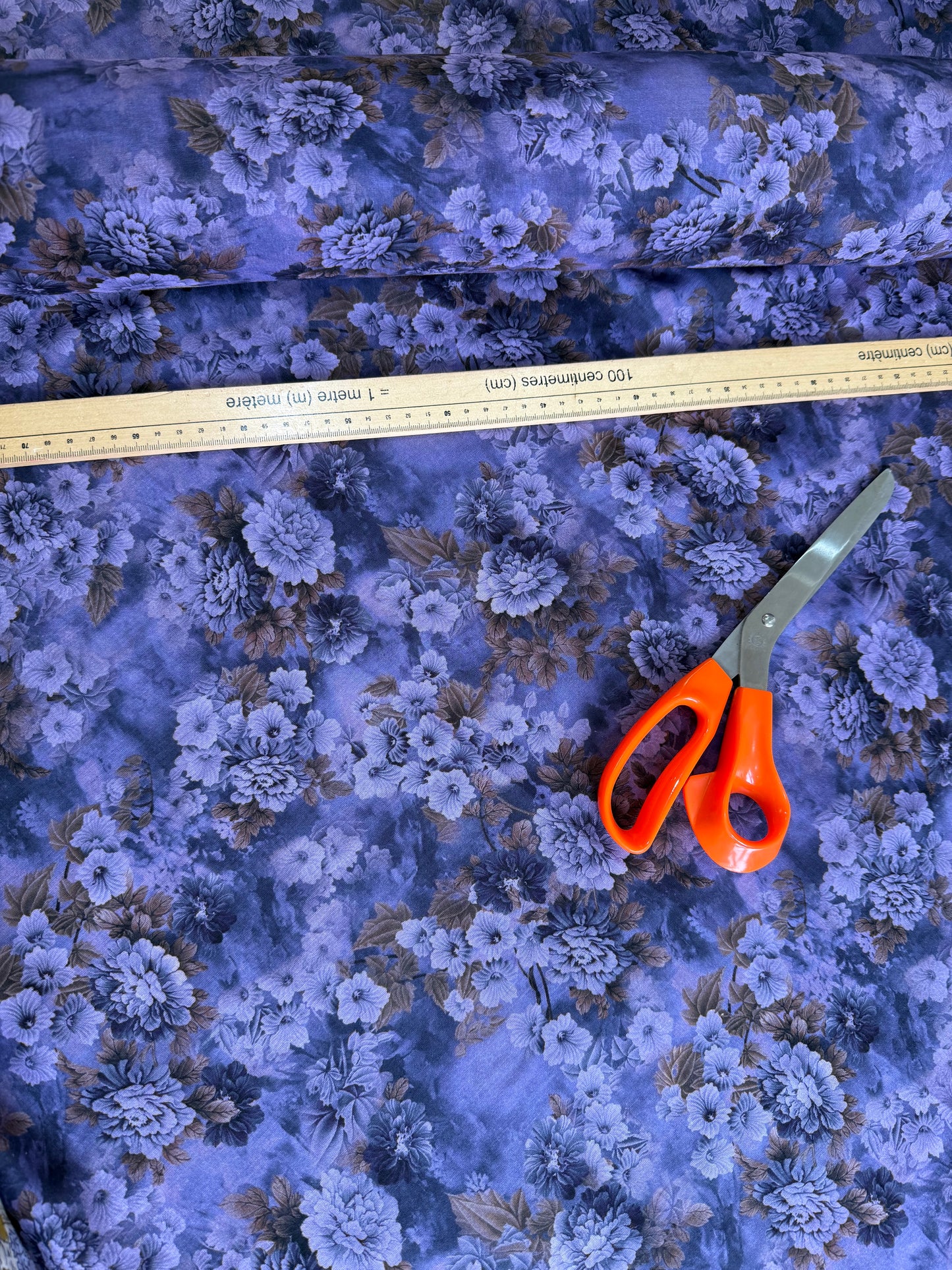Lawn and Twill Cotton red and blue stripes (4 meters)unstitched fabrics