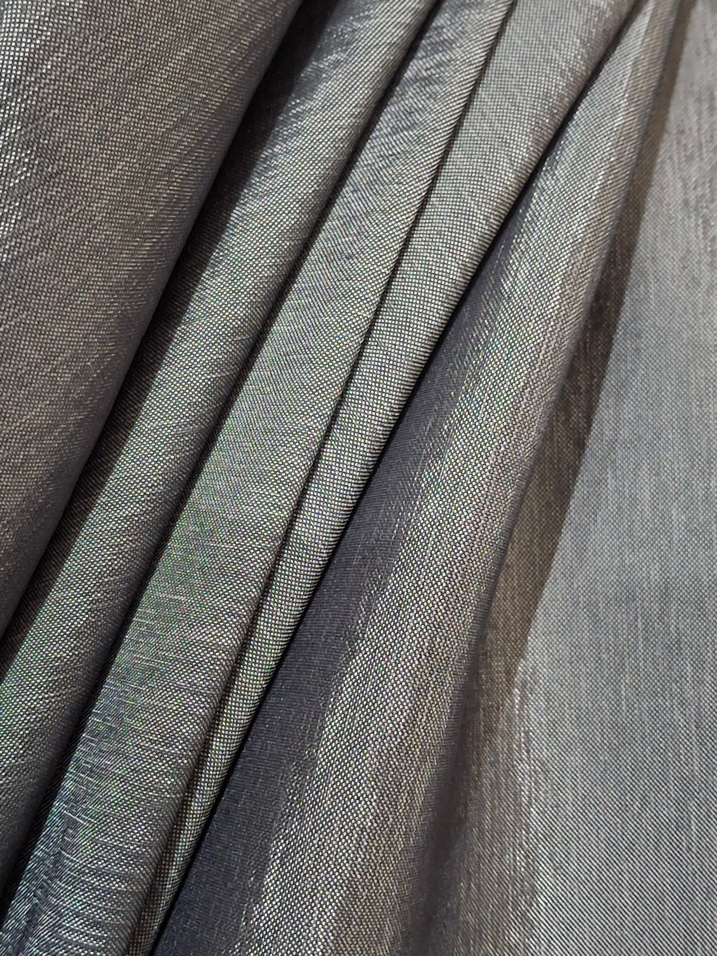 One way strachey Shiny Grey Fabric Top Quality,60"width,4-meters