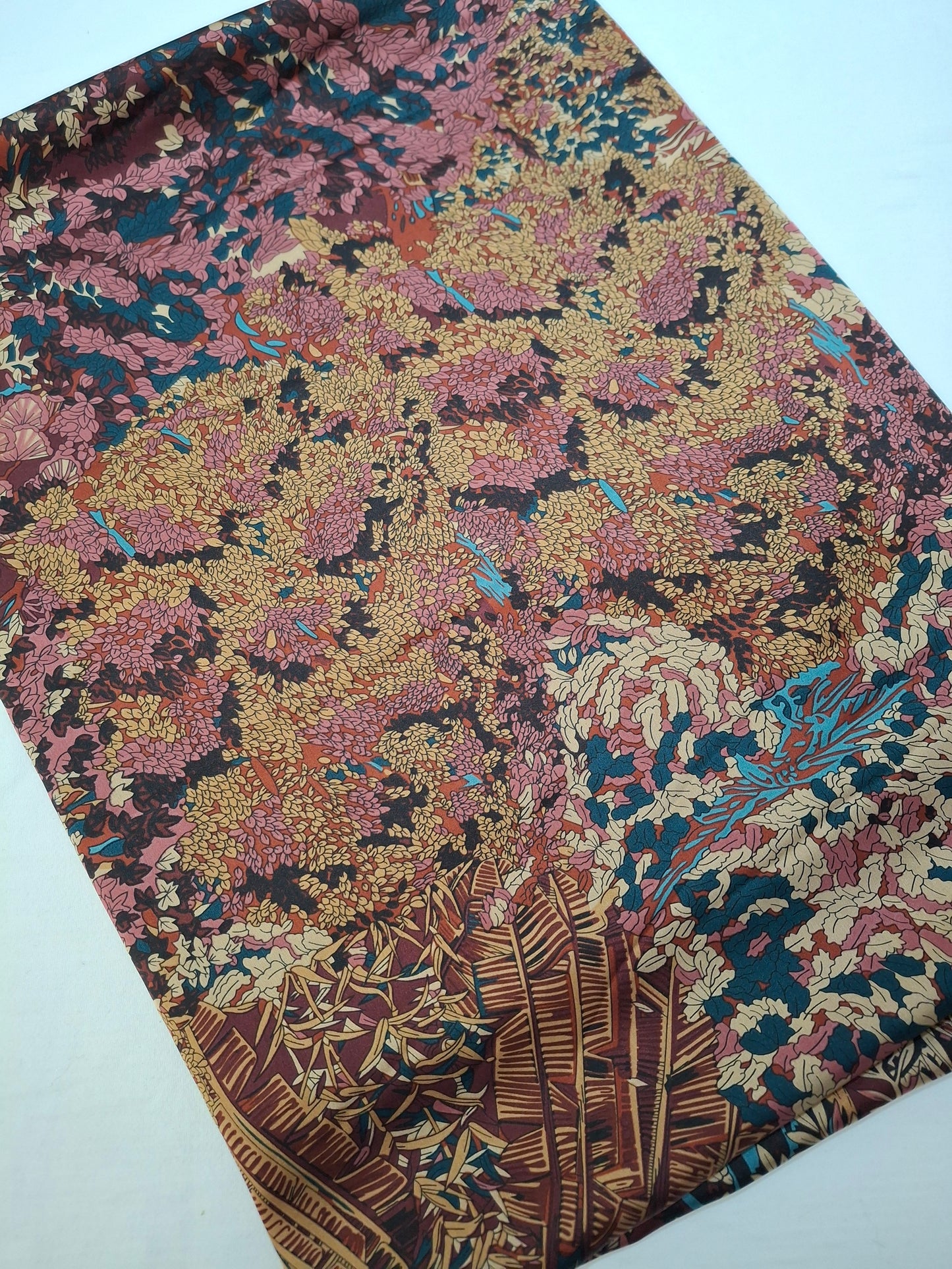 Printed Silk High Quality Full Suit Set,4 Meters Each,60"width