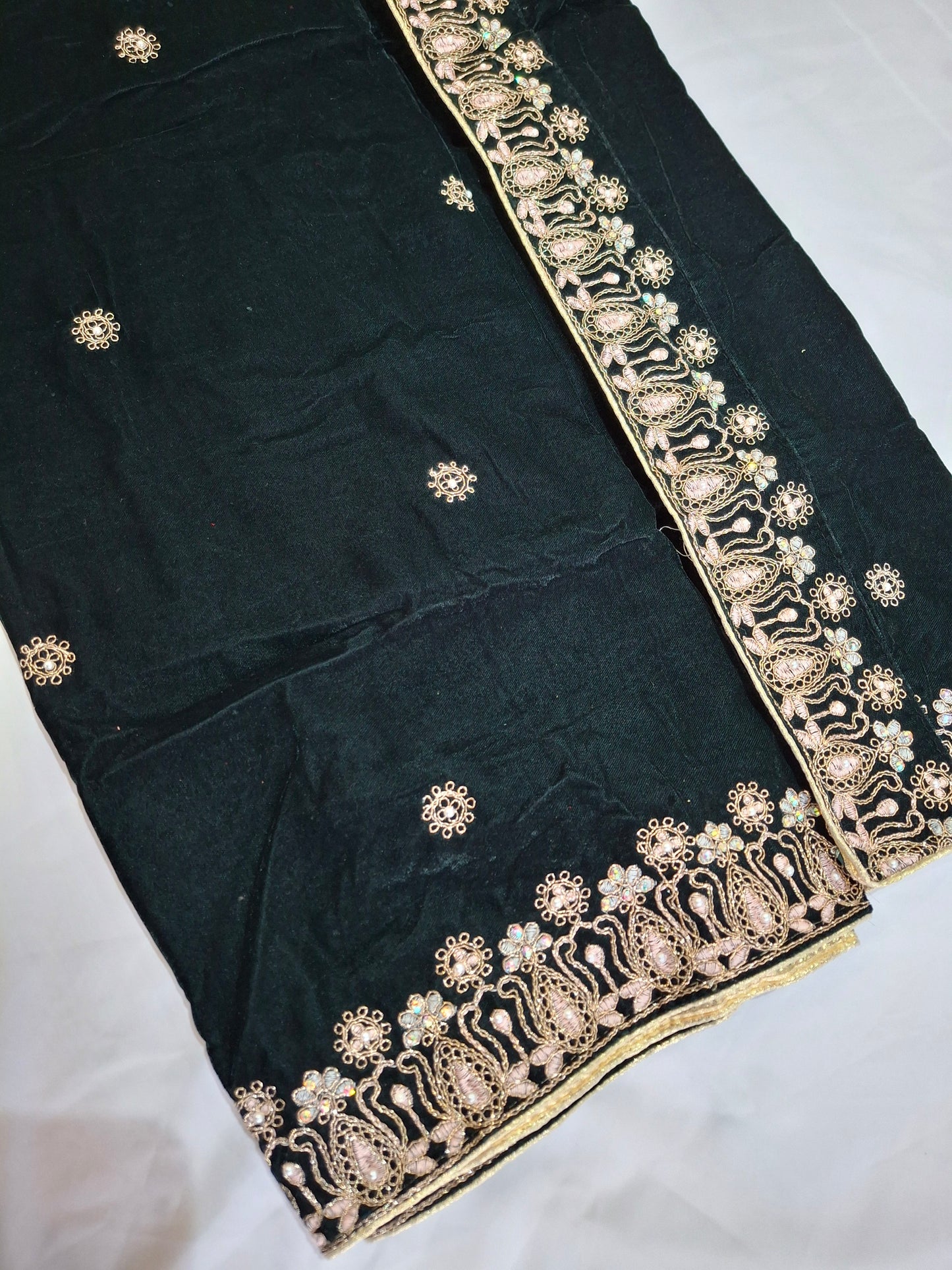 Micro Velvet Embroidered Shawls For Ladies Best Quality