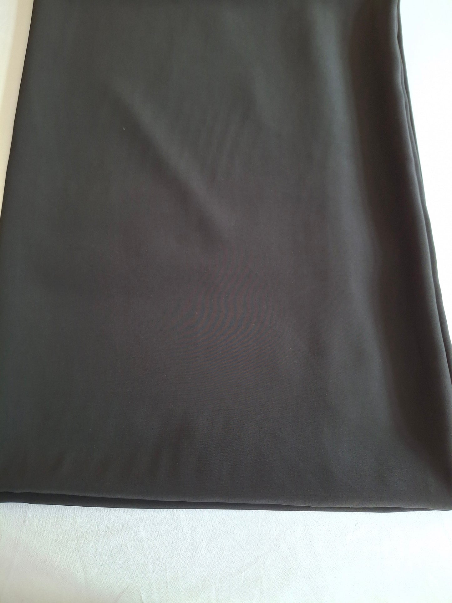 Black Plain georgette(sold by the meters)