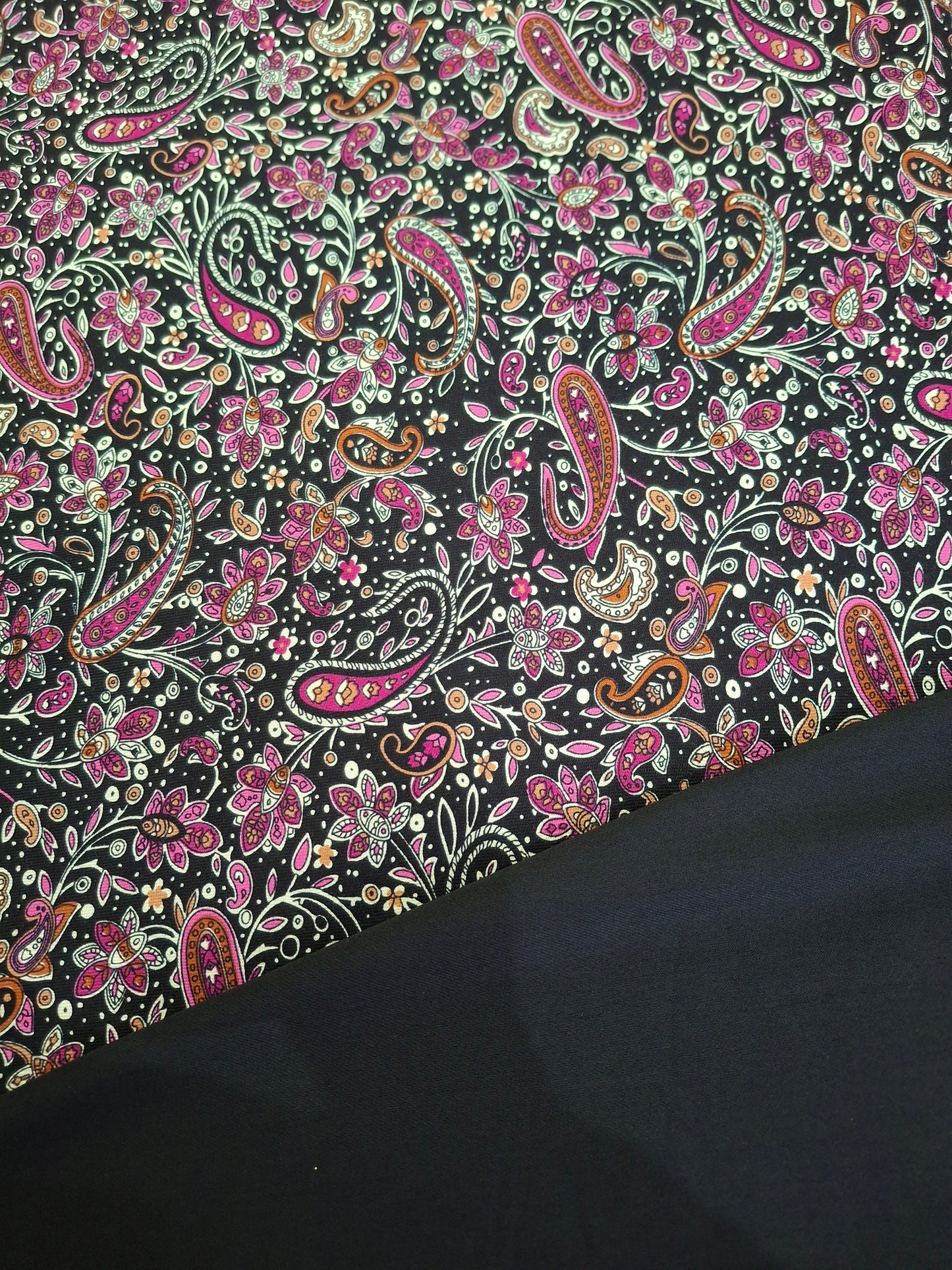 Printed Twill Viscose Marina Top Quality 60"width,4 meters