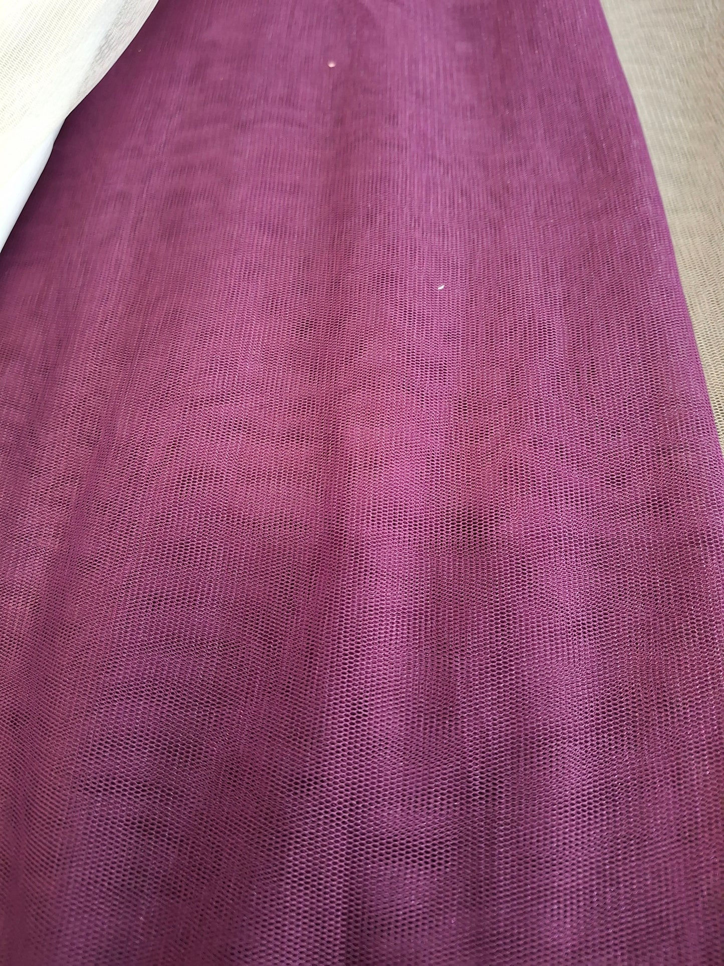 Lightweight Plain Net and Embroidered Dupatta(2.30 meters length)
