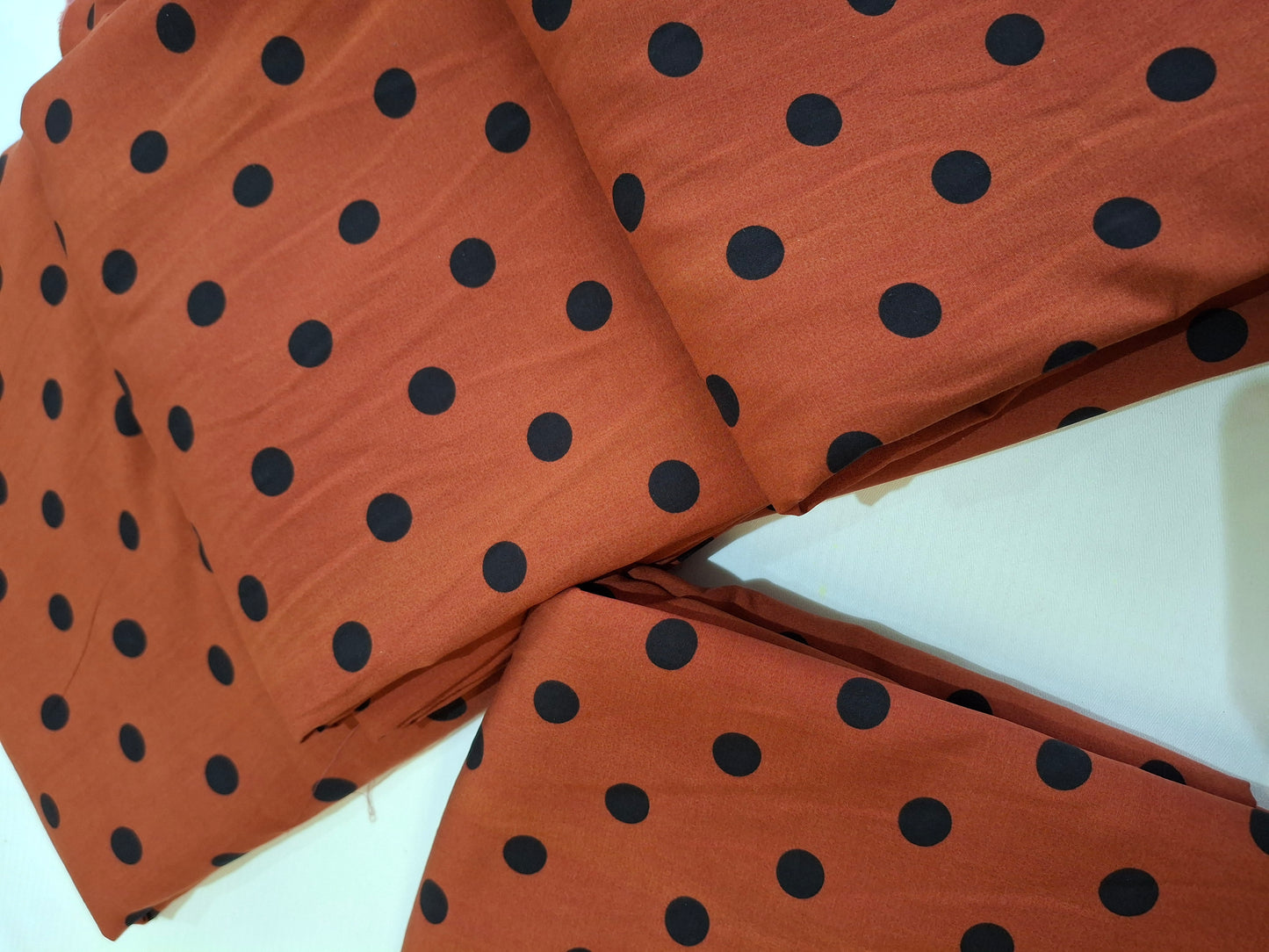 Viscose Polka Dot Fabric(4- meters)