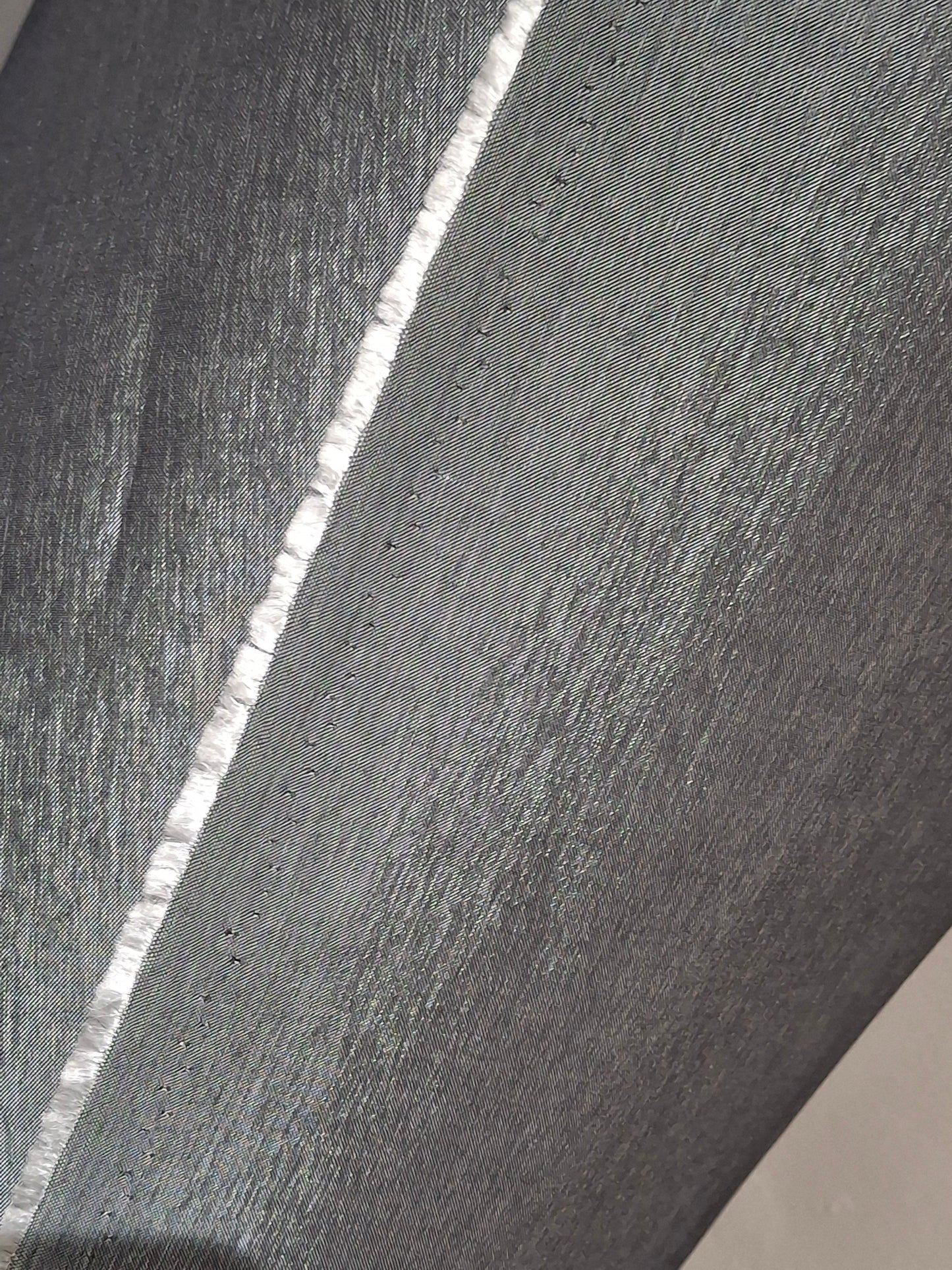 One way strachey Shiny Grey Fabric Top Quality,60"width,4-meters