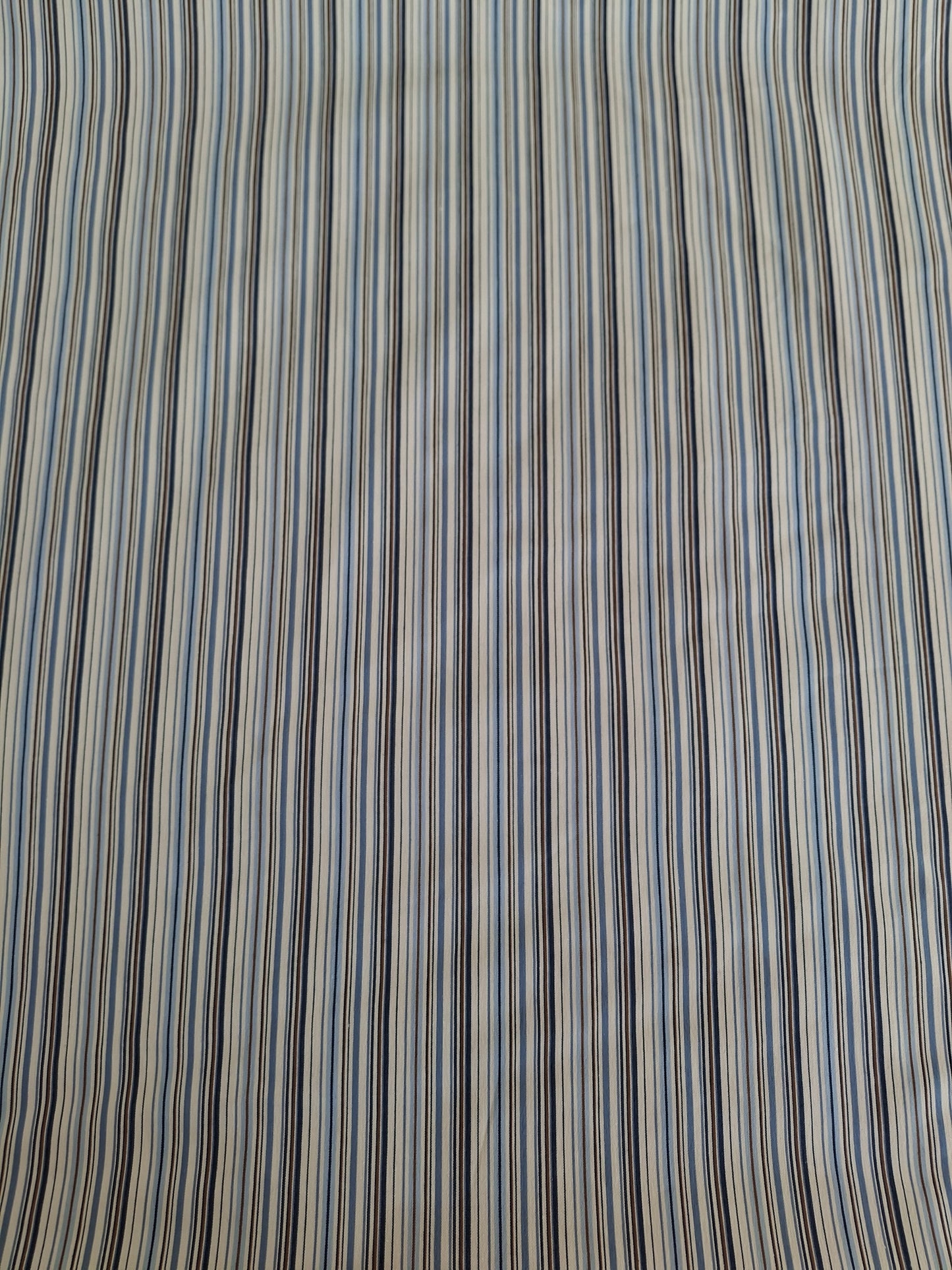 Twill Cotton red and blue stripes (4-meters)