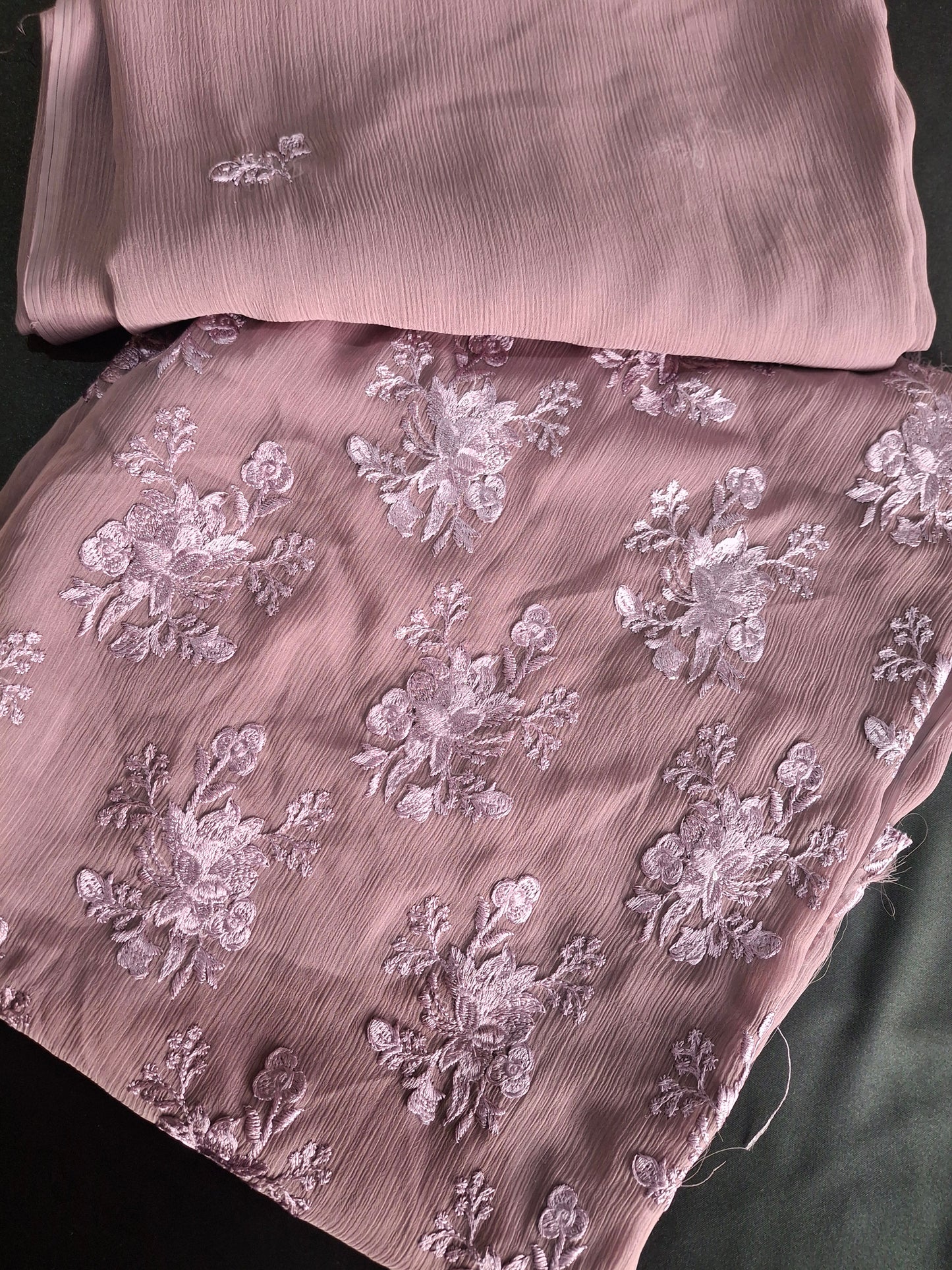 Embroidered Chiffon Fabrics Best Quality 4 Piece Suit Set