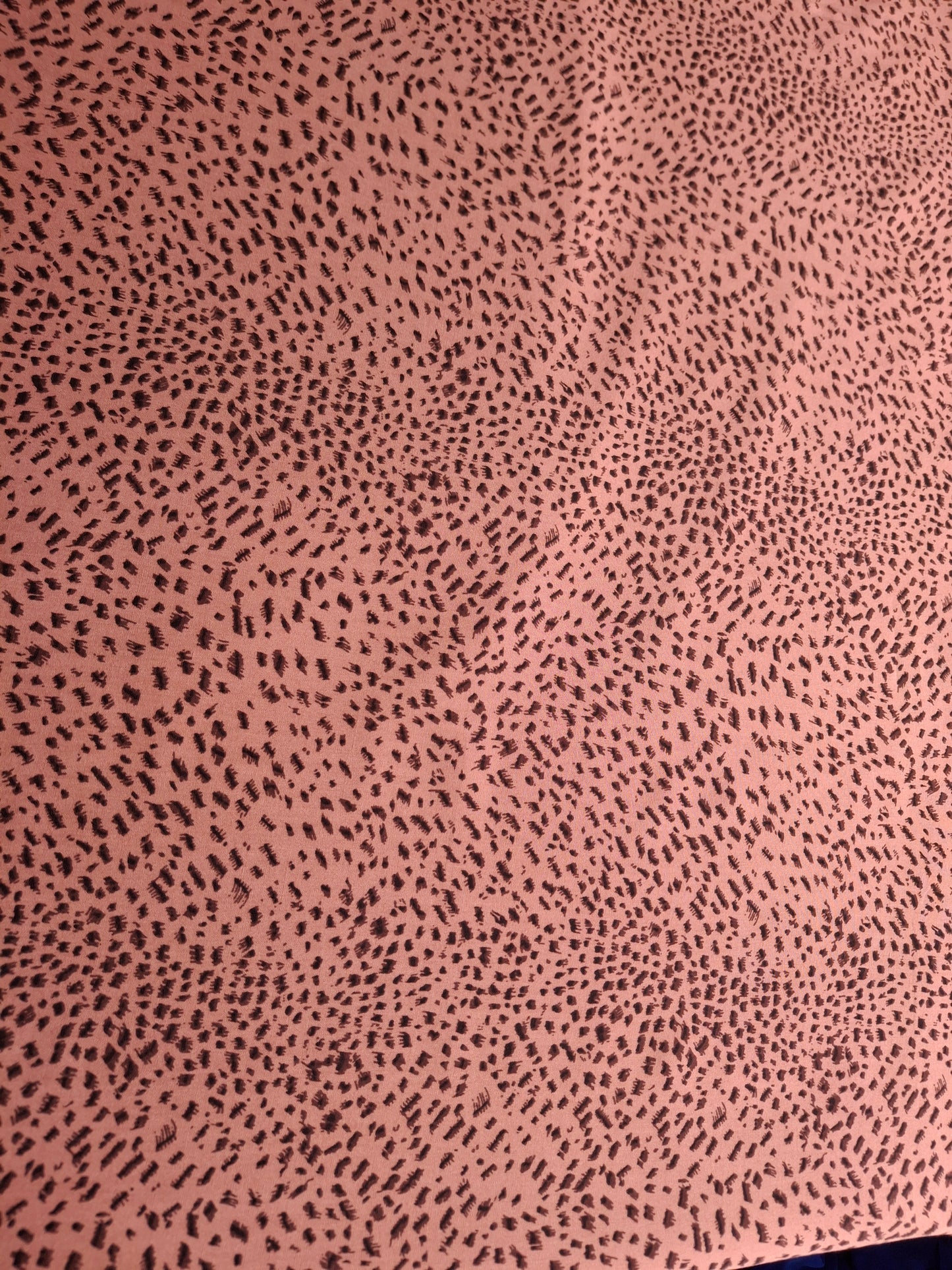 Pink Peach 🍑 Printed Viscose (suit set 4-meters)