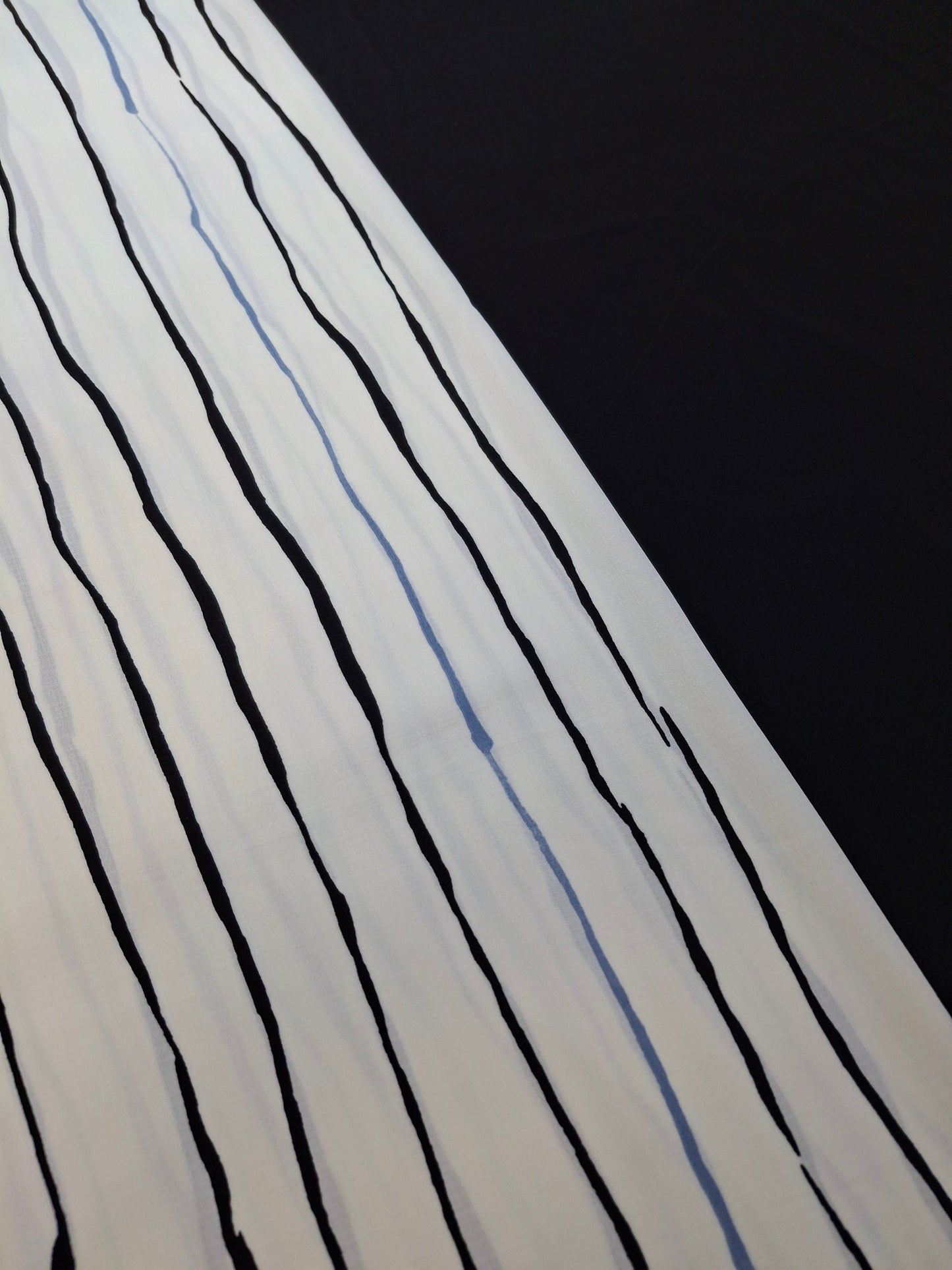 Georgette Soft Mose crepe broken stripes(2-Piece suit set 4-meters)