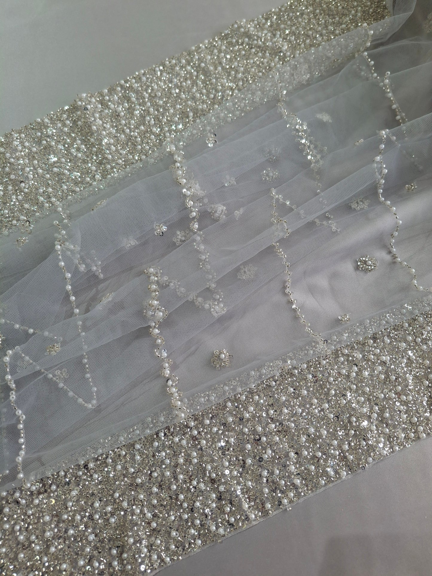 Cut Dana Work Luxurious Embroidered Net Fabric(4 piece suit set)