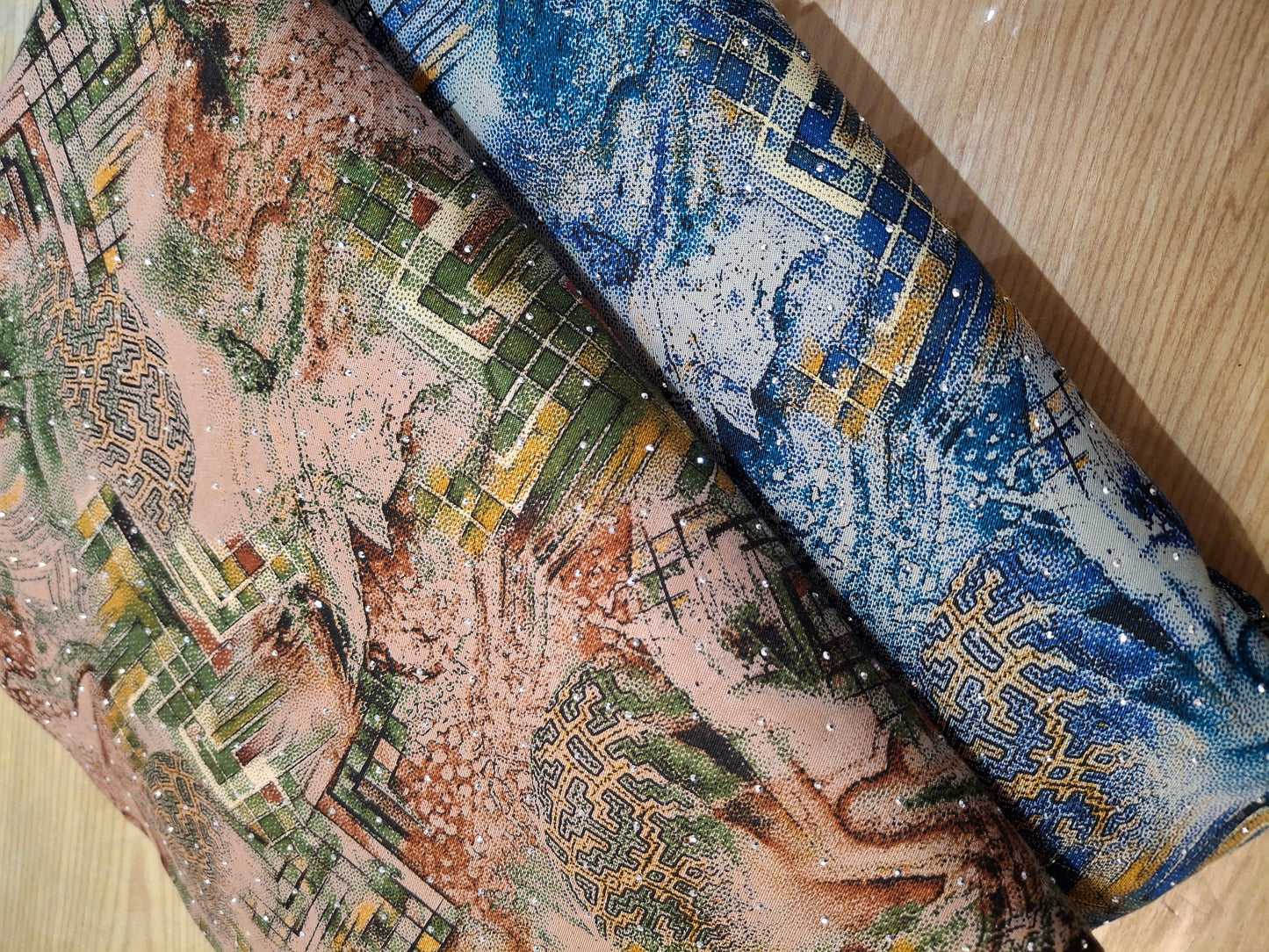 Fancy Diamond Twill Viscose Top Quality,4 meters(winter fabric)