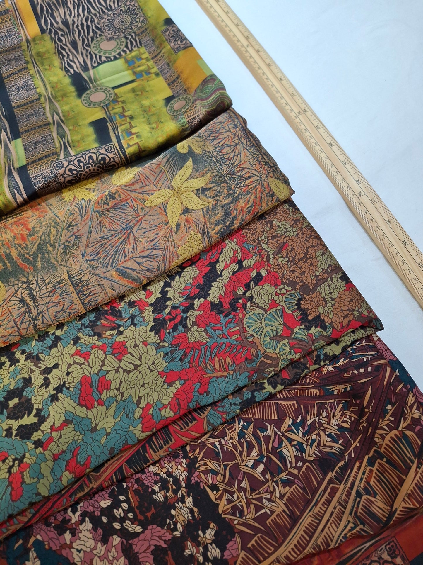 Printed Silk High Quality Full Suit Set,4 Meters Each,60"width