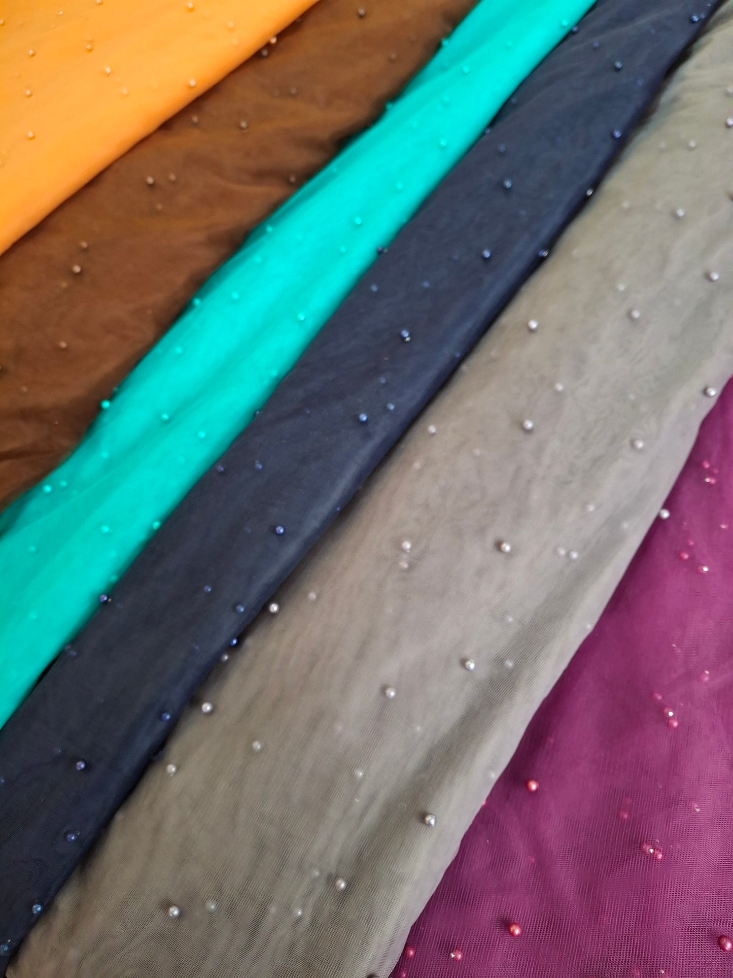 Pearl Net dupatta,Multiple Colour(2.30 meters)