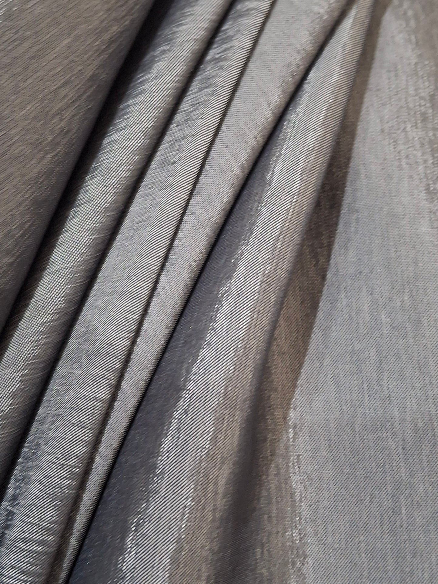 One way strachey Shiny Grey Fabric Top Quality,60"width,4-meters