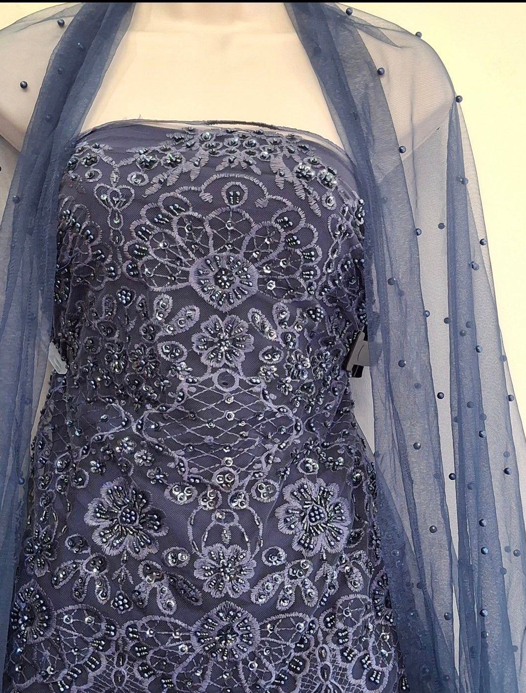 Luxurious Embroidered Net Fabric(4 piece suit set)