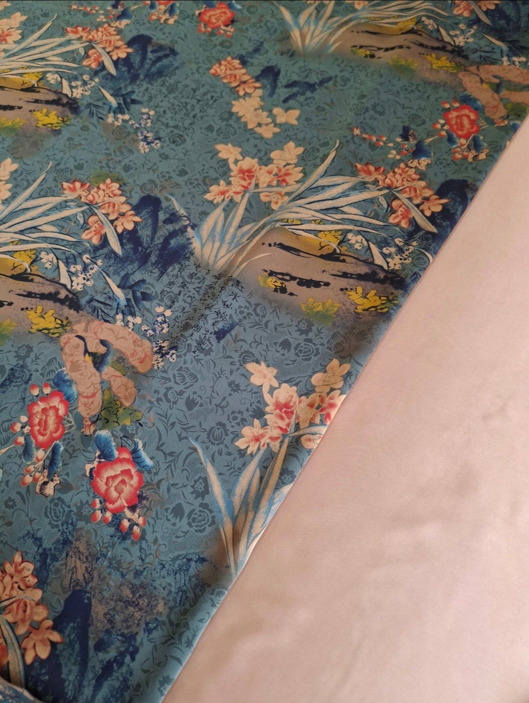 Printed Silk High Quality Full Suit Set,4 Meters Each,60"width