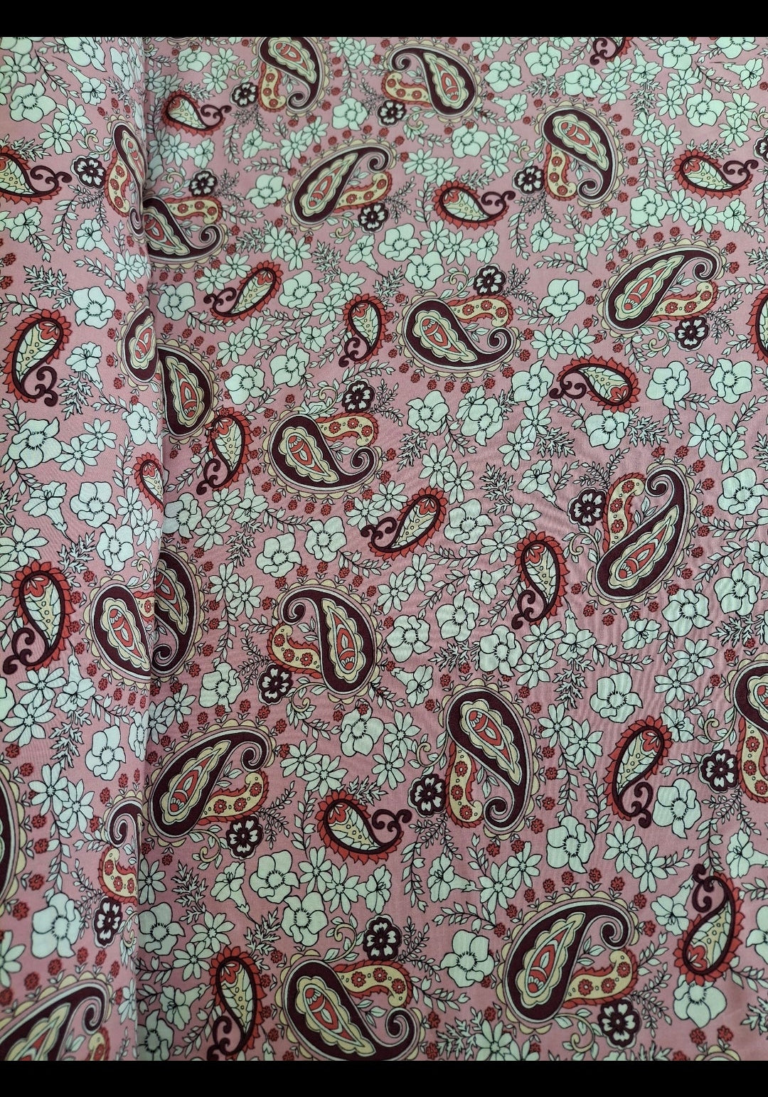 Viscose(4 meters)Full Suit Set,Black and Mustered,Black and Pink