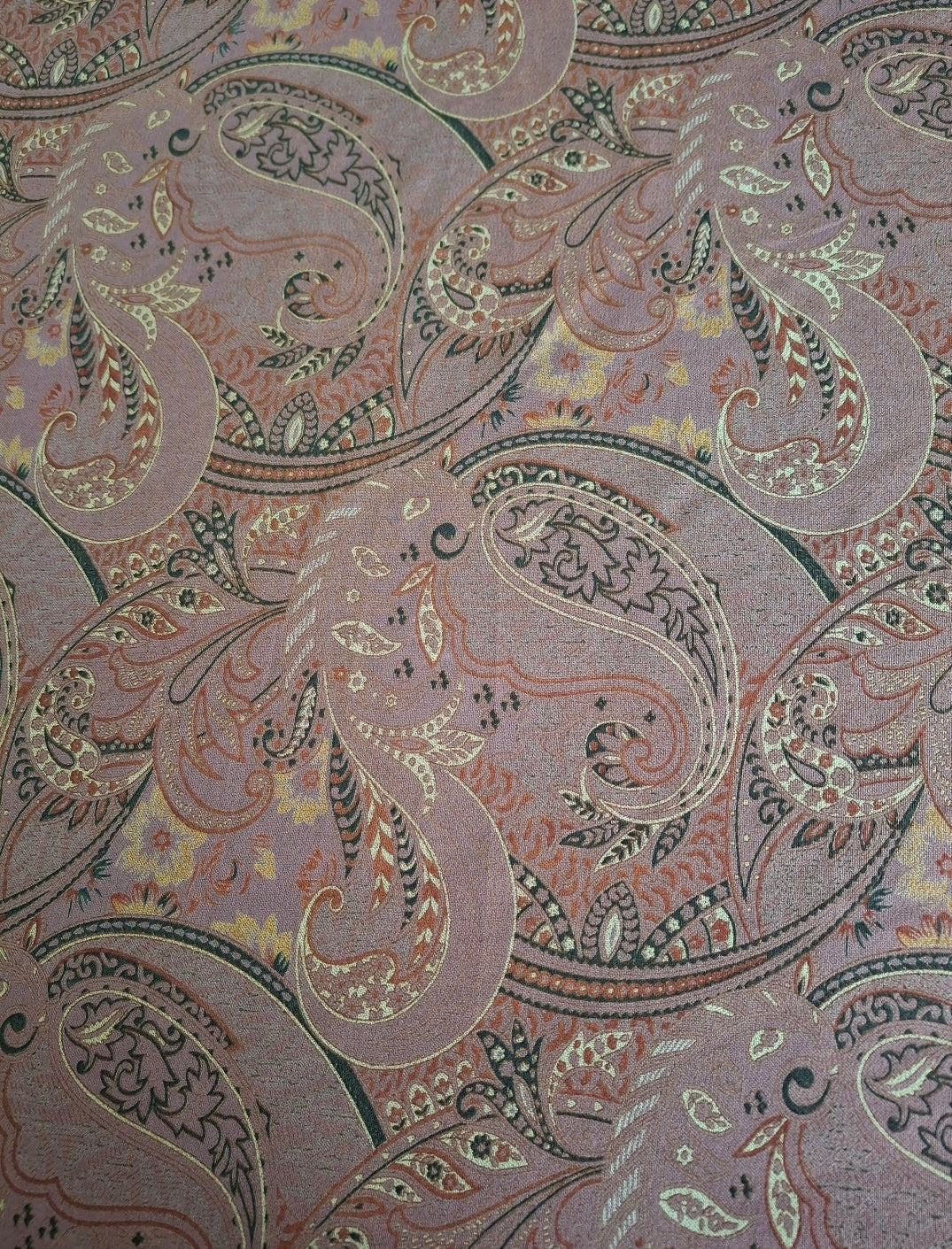 Original Alpiane Paisley Flower Printed( full suit set 4 meters)