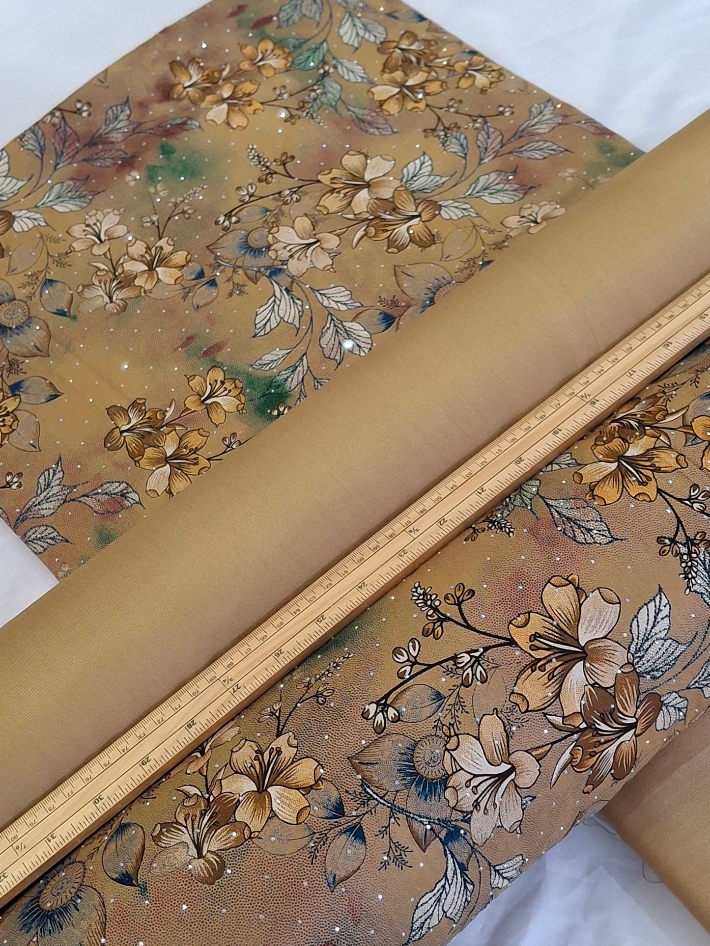 Printed Twill Viscose Marina Top Quality 60"width,4 meters