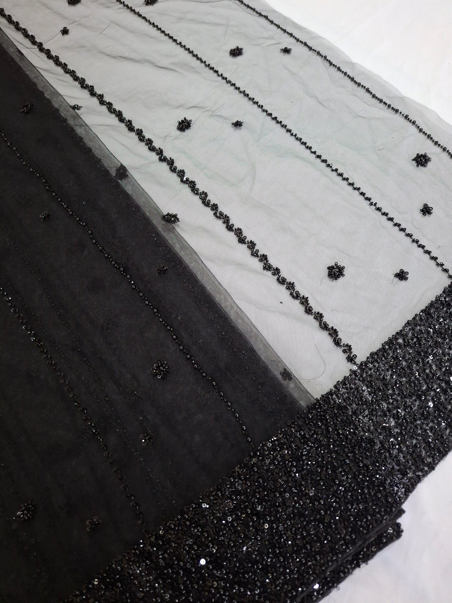 Luxurious ,Cut Dana Work,Net Dupatta Heavy Embroidered Sequins (2.3 meters)