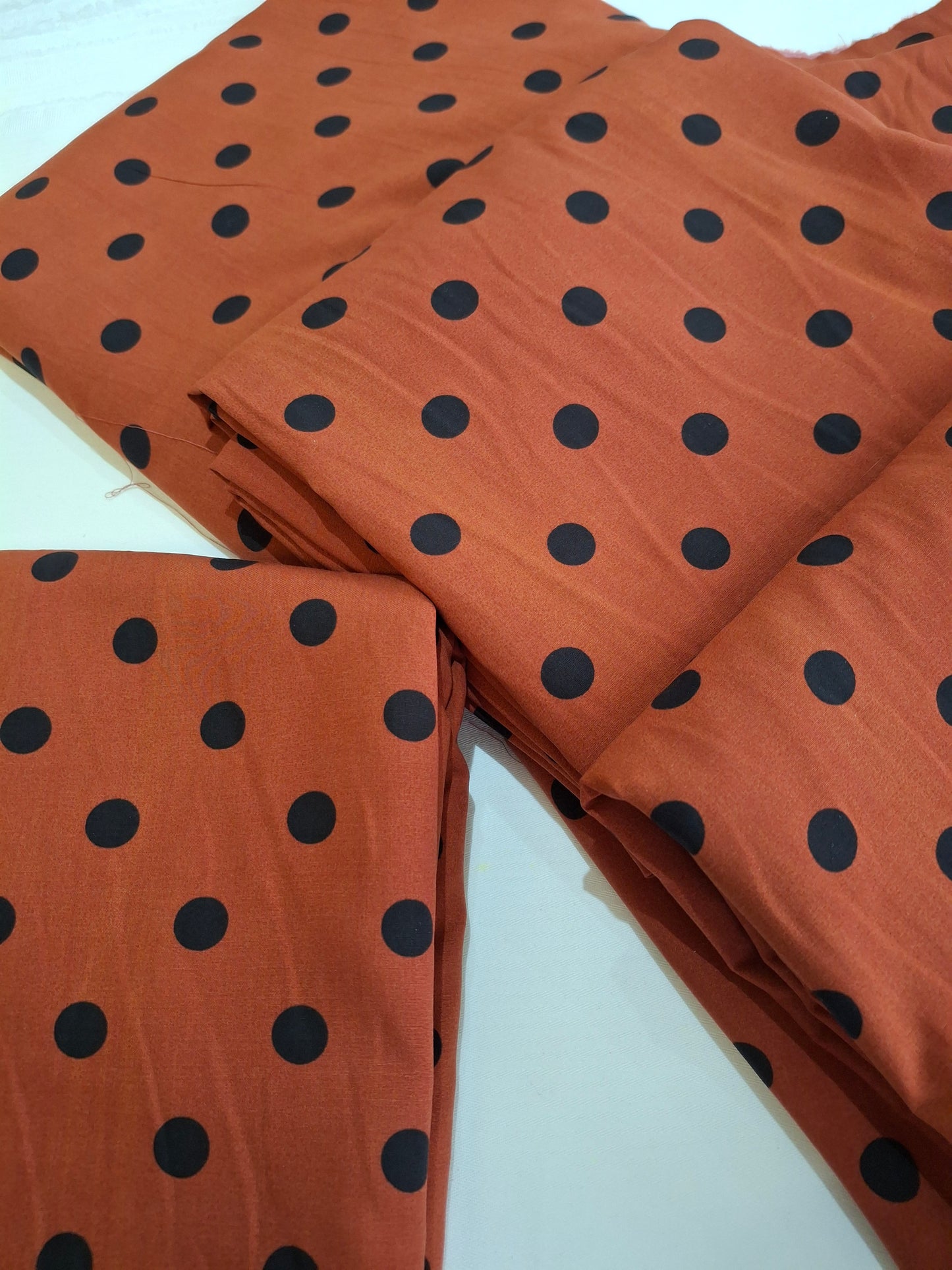 Viscose Polka Dot Fabric(4- meters)