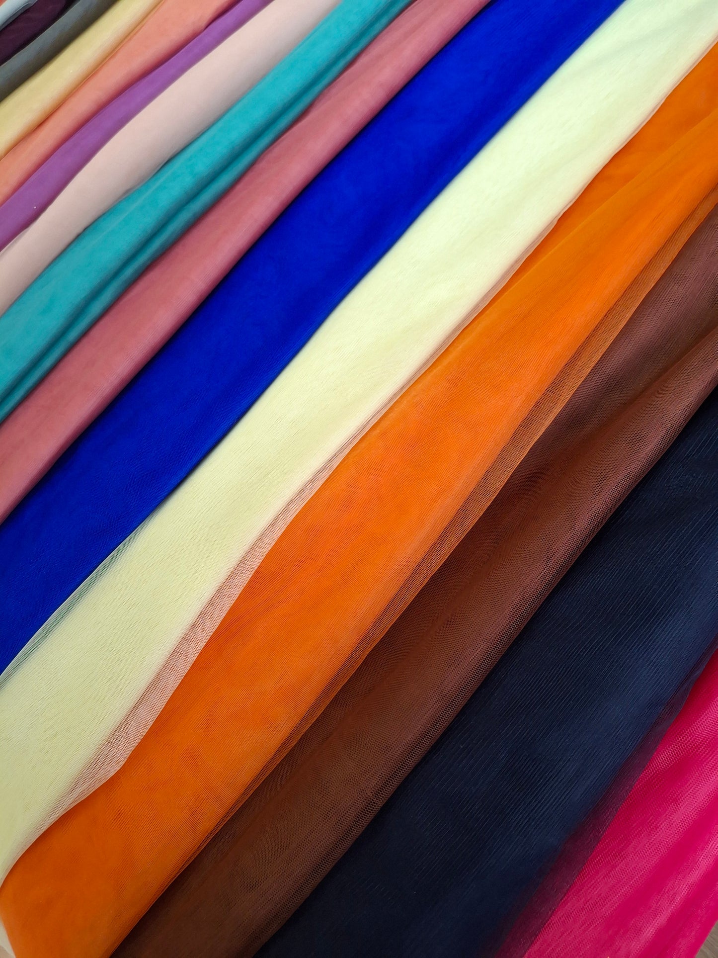 Lightweight Plain Net dupatta( 2.3 meters length)