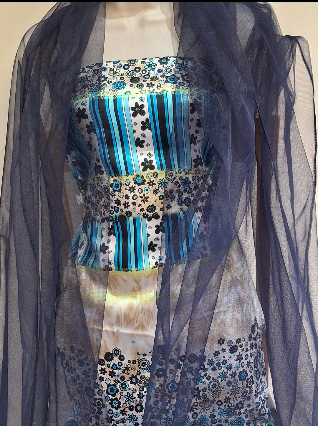 Printed Silk High Quality Full Suit Set,4 Meters Each,60"width