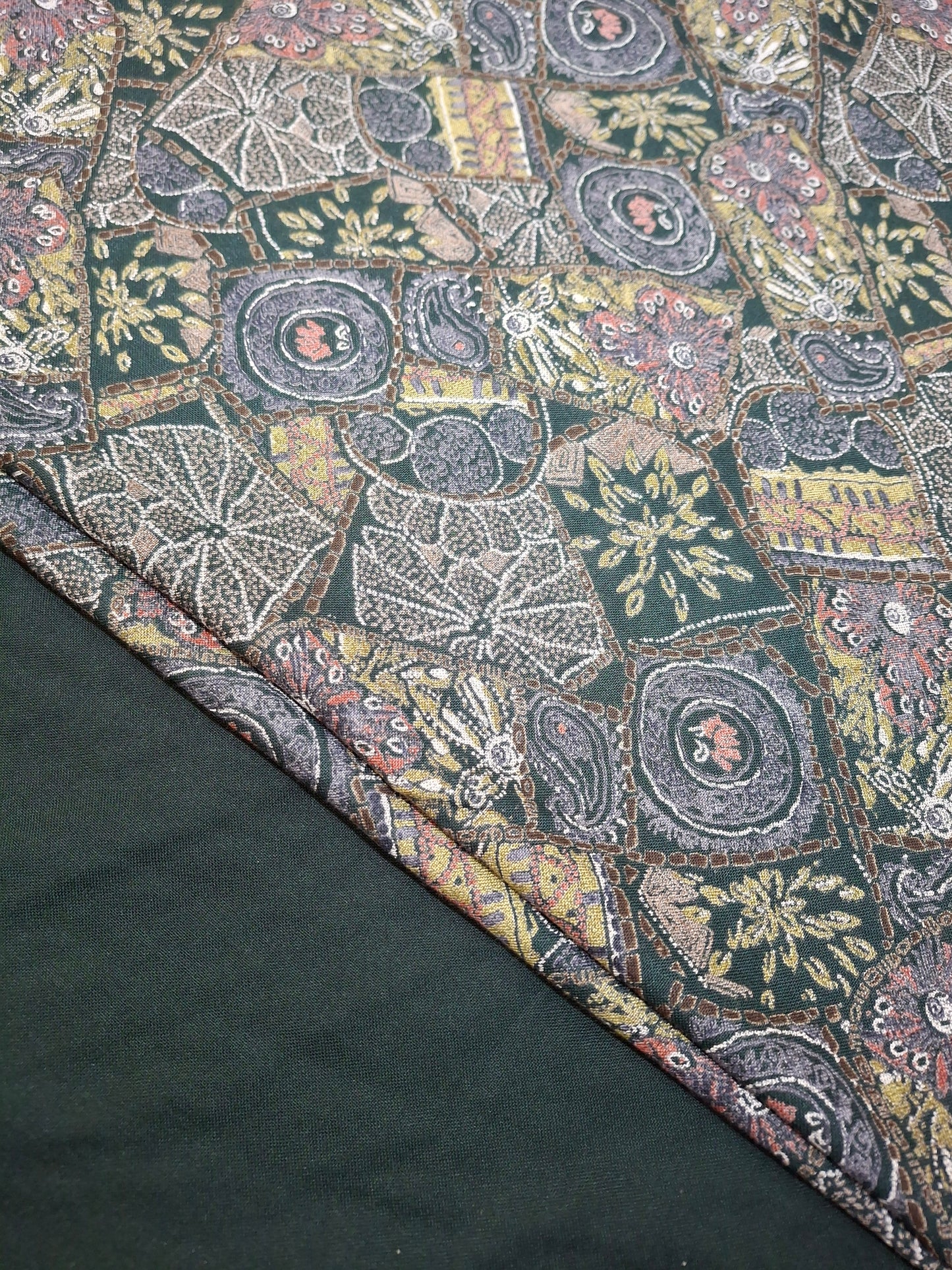 Alpiane Navy Blue & Patterned Design(3-Piece Suit)