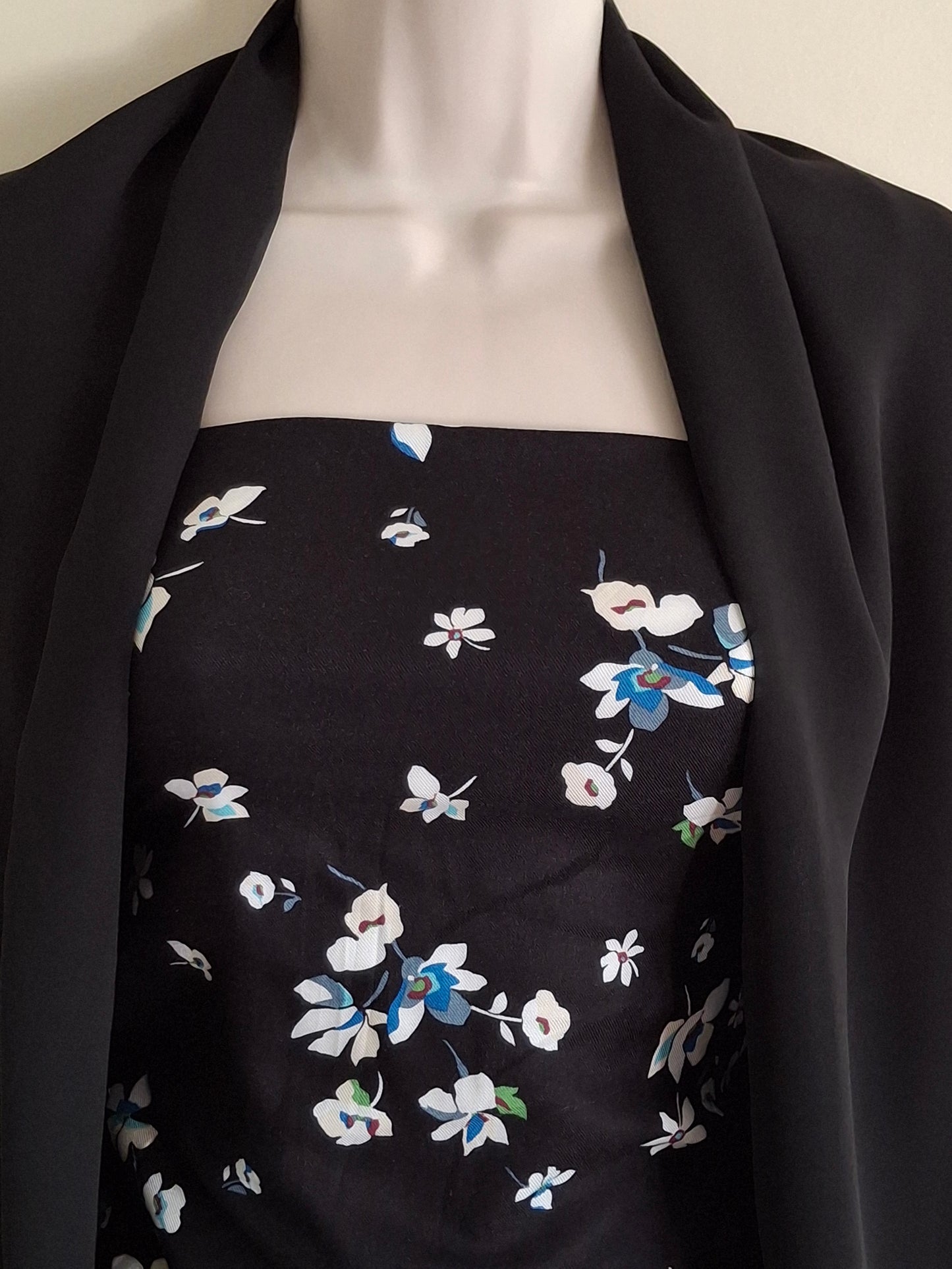 Winter Fabrics Black Printed(3-piece suit set )