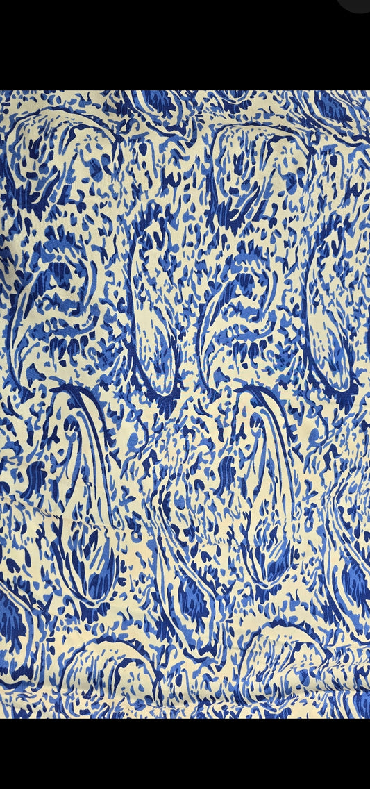 Printed Viscose Top Quality 4 meters Full Suit Set, 60"Width